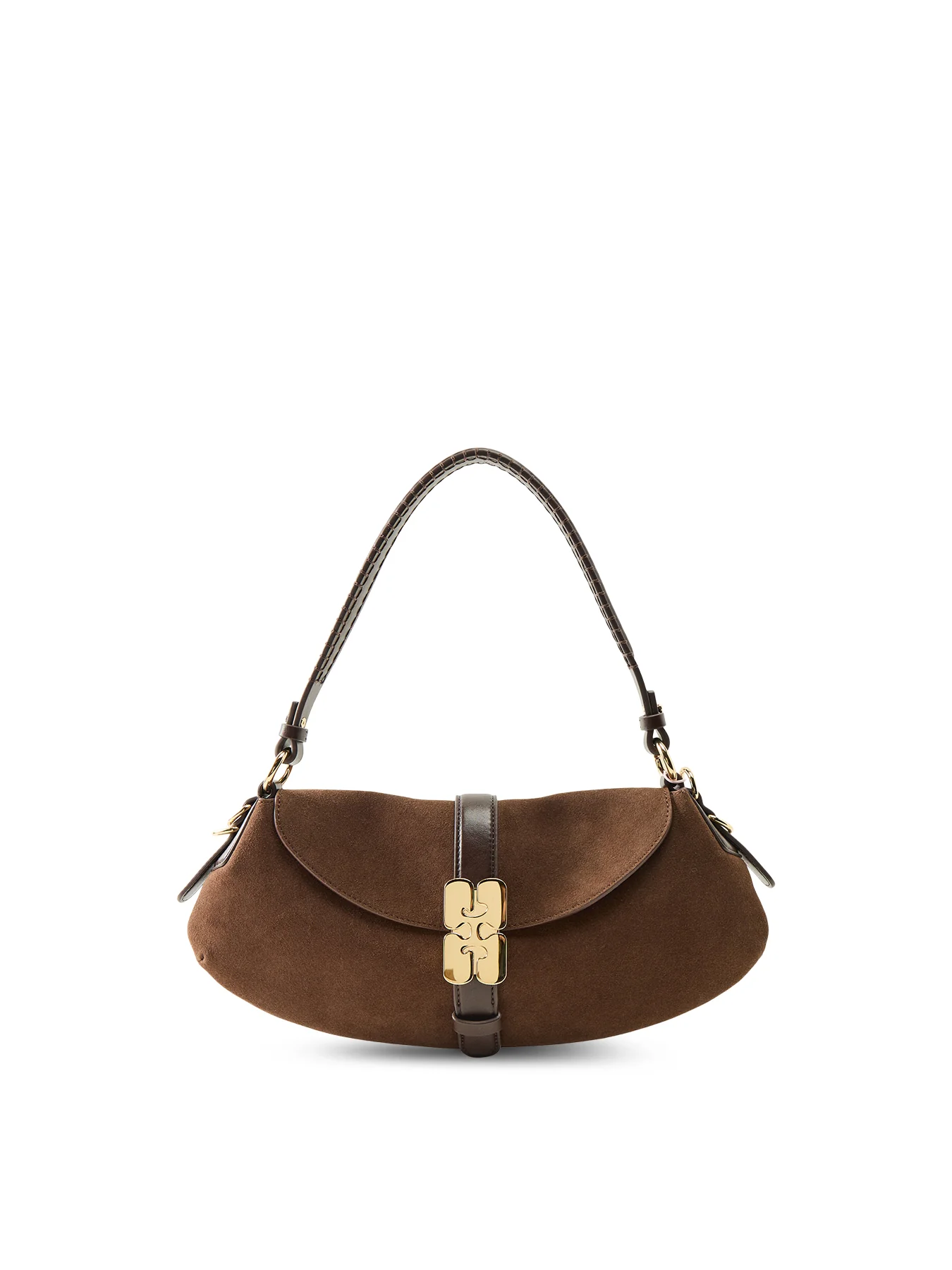 Kat Baguette Suede Brown