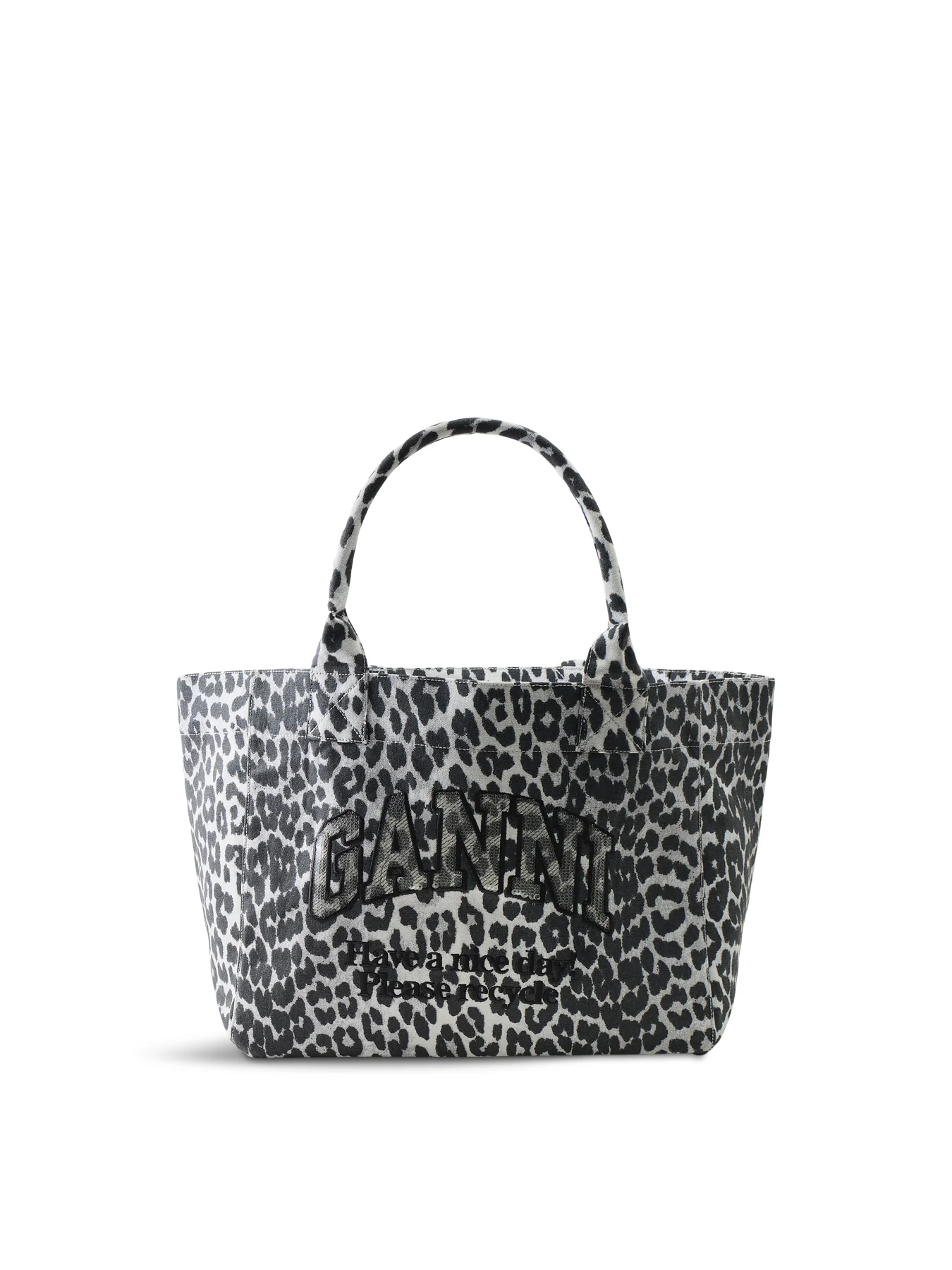 Medium Trapeze Shopper Sequin Silver