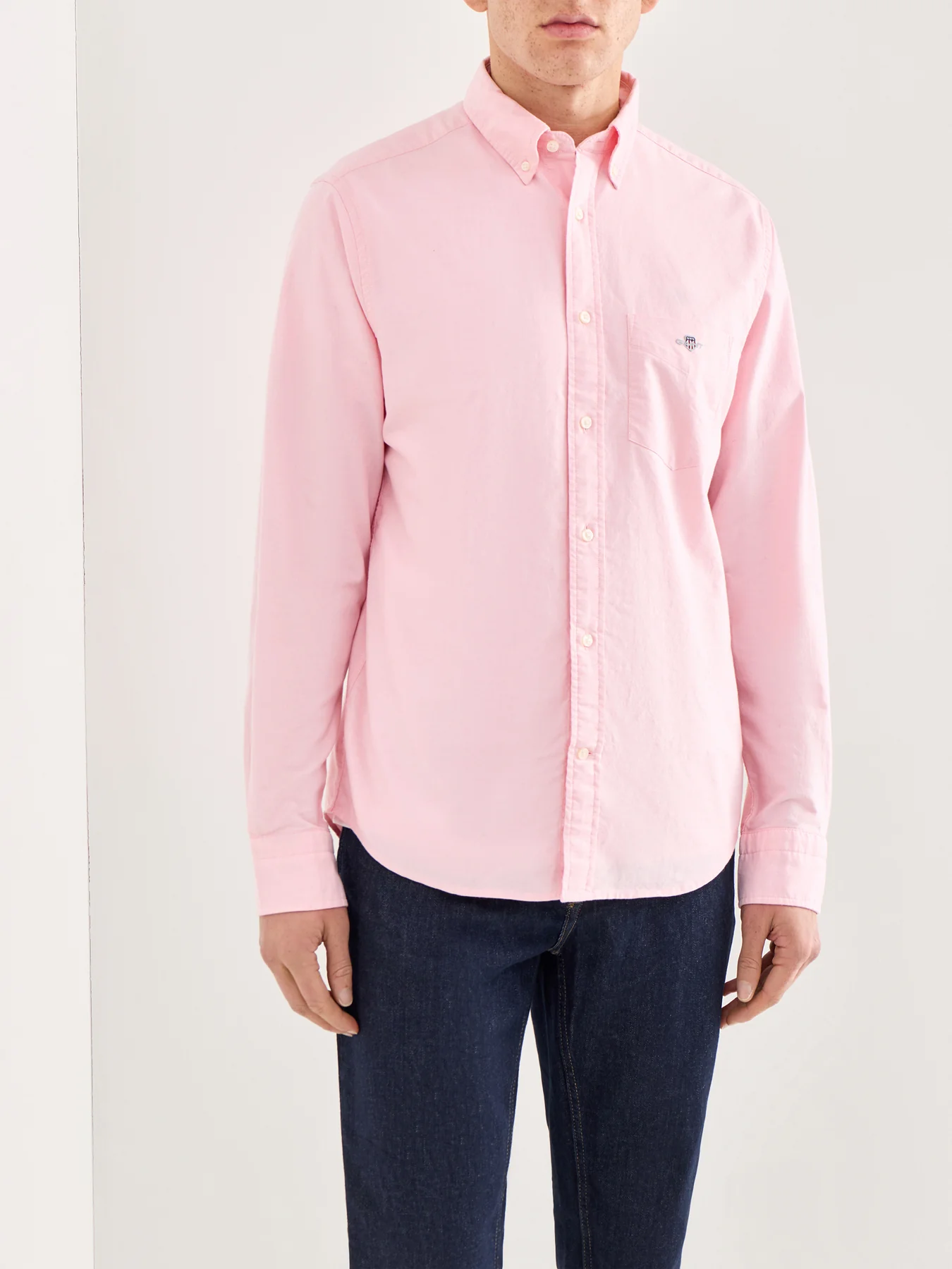 Classic Oxford Shirt Pink - Image 4