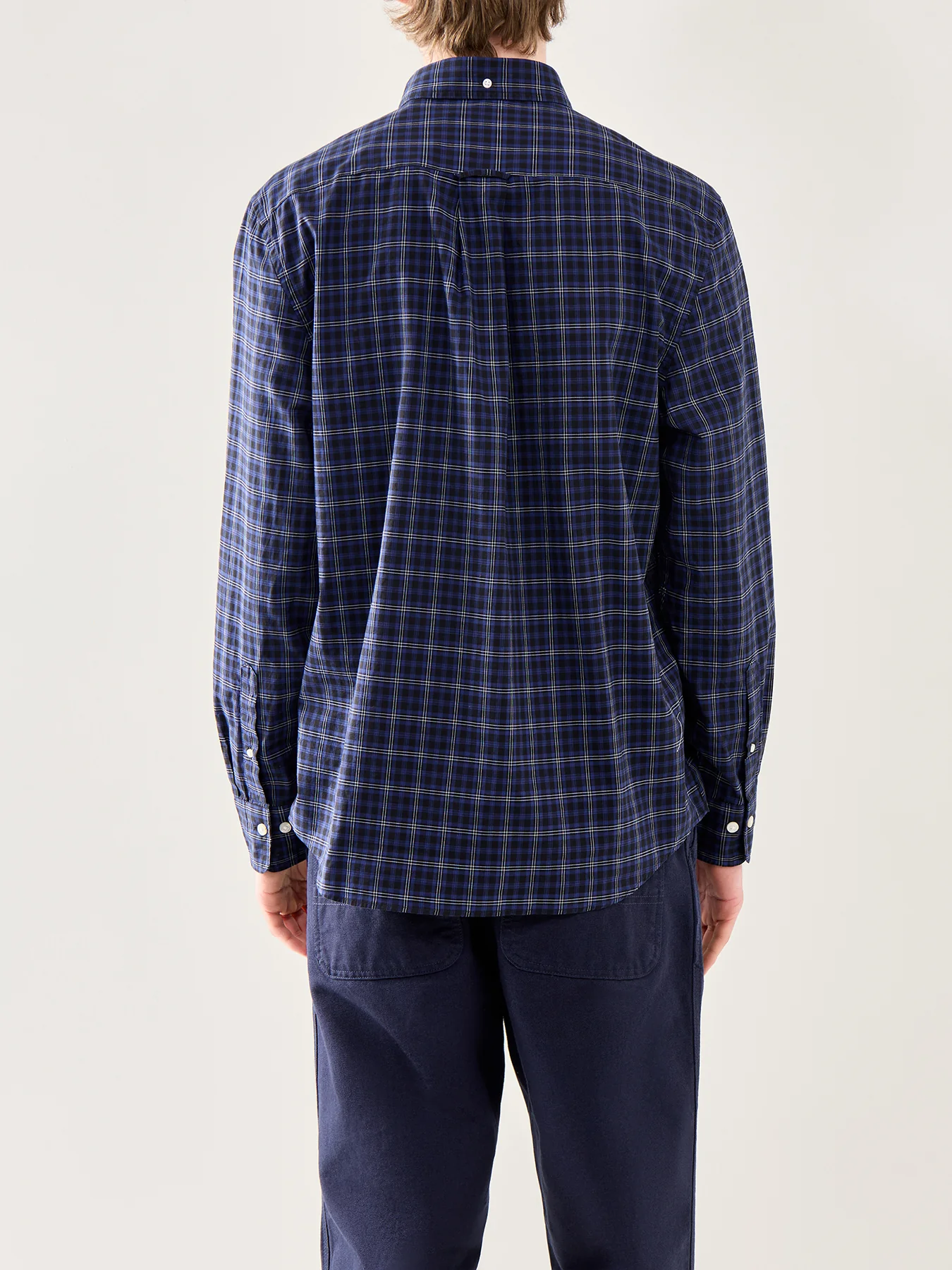 Classic Poplin Check Shirt - Image 5