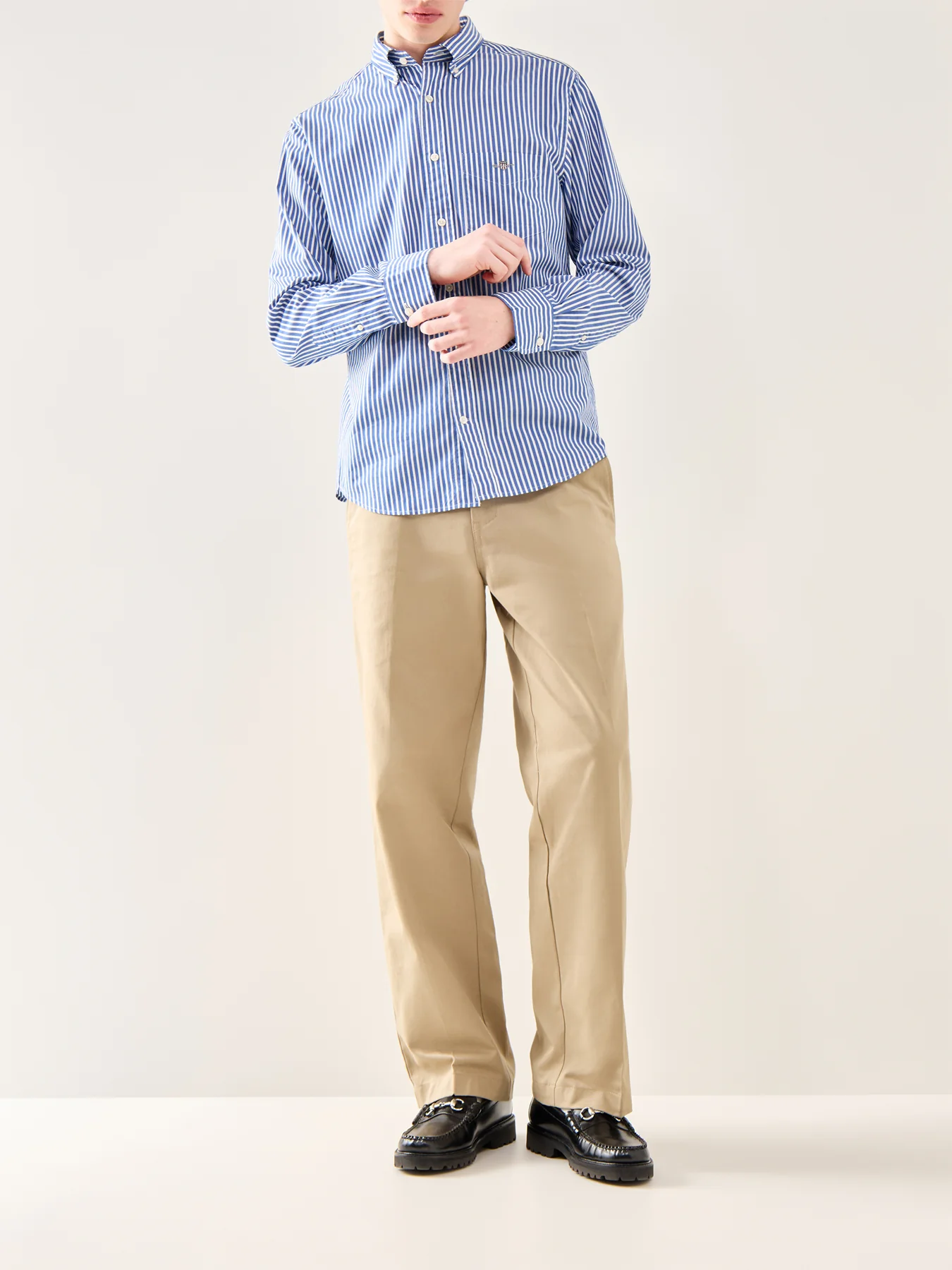 Classic Poplin Stripe Shirt - Image 2