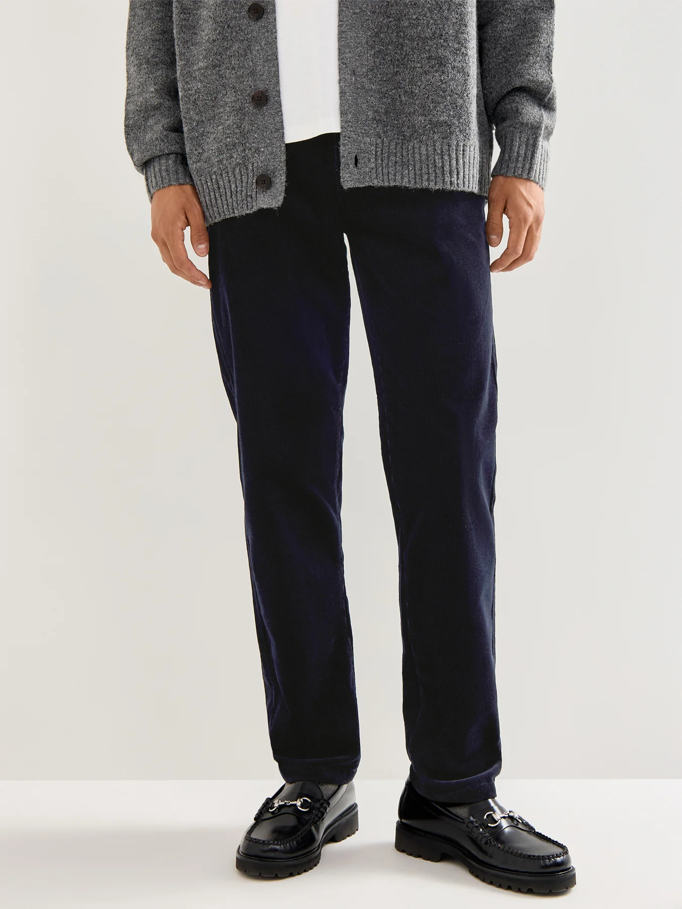 Regular Cord Cotton Chinos Blue - Image 4