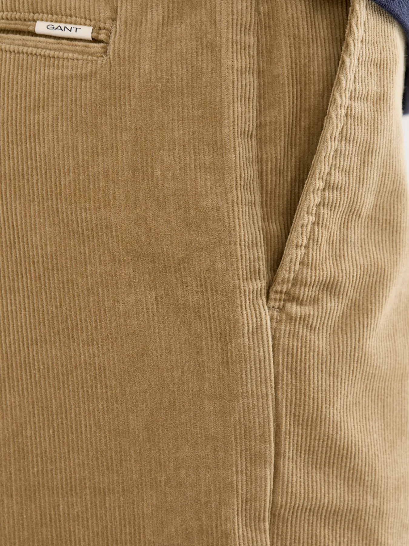 Regular Cord Cotton Chinos Brown - Image 3