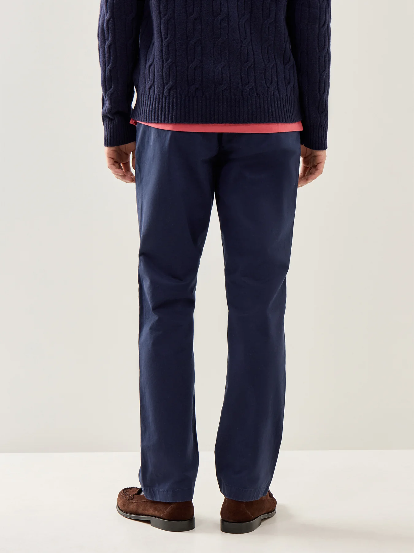 Regular Twill Chinos Navy - Image 5