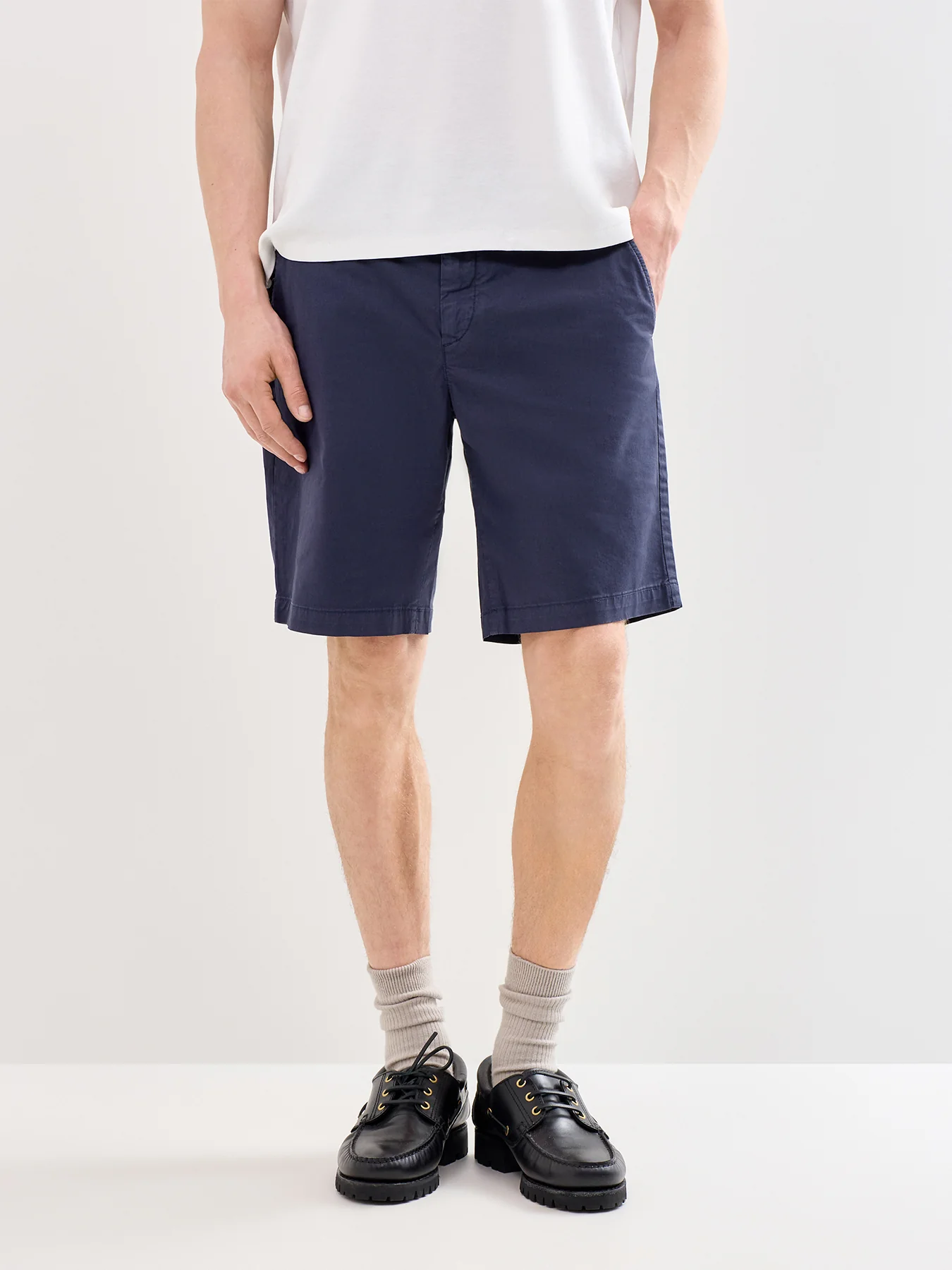 Sunfaded Chino Shorts Navy - Image 4