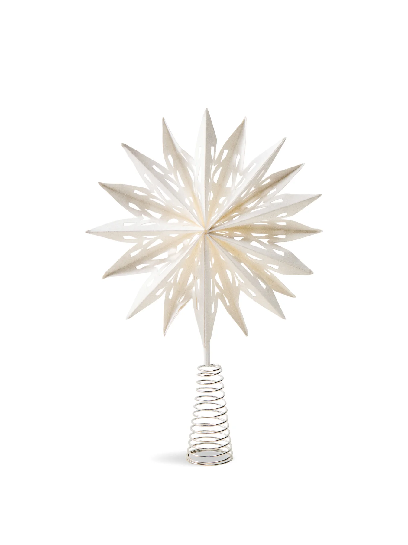 Maddox Cutout Star Christmas Tree Topper Warm White