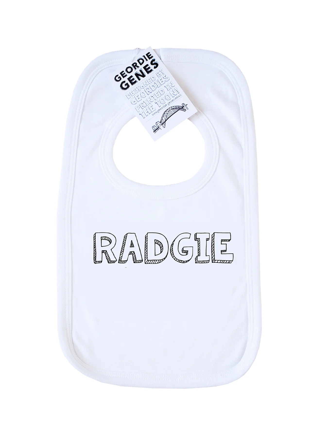 Radgie Baby Bib Black