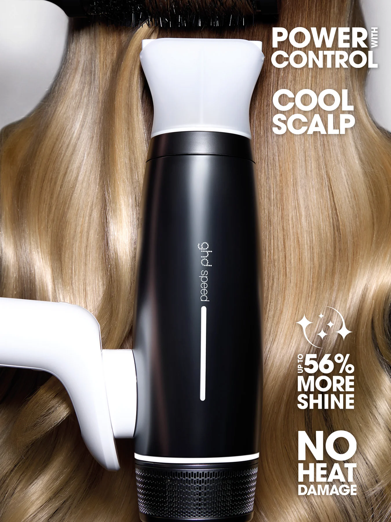 ghd Speed Hair Dryer - In Silver White - Image 4