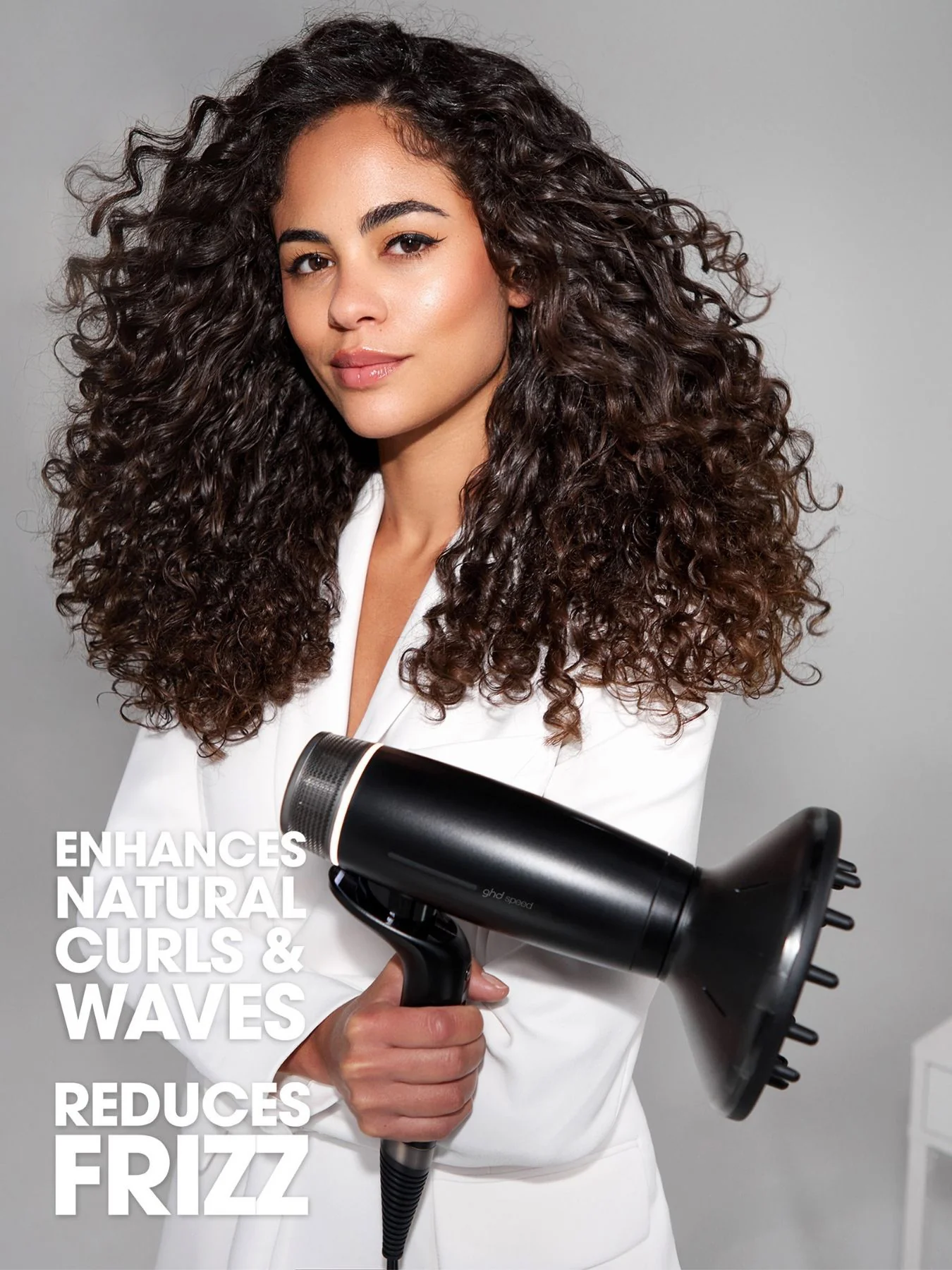 ghd Professional Curly Hair Diffuser - In Black - Image 3