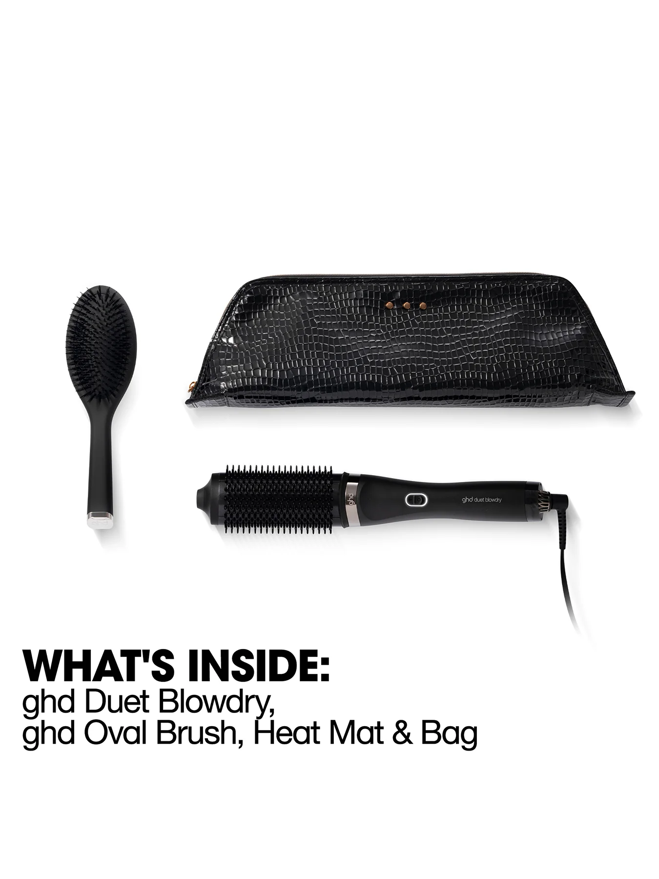 Glide Hot Brush Festive Gift Set in Black - Image 3