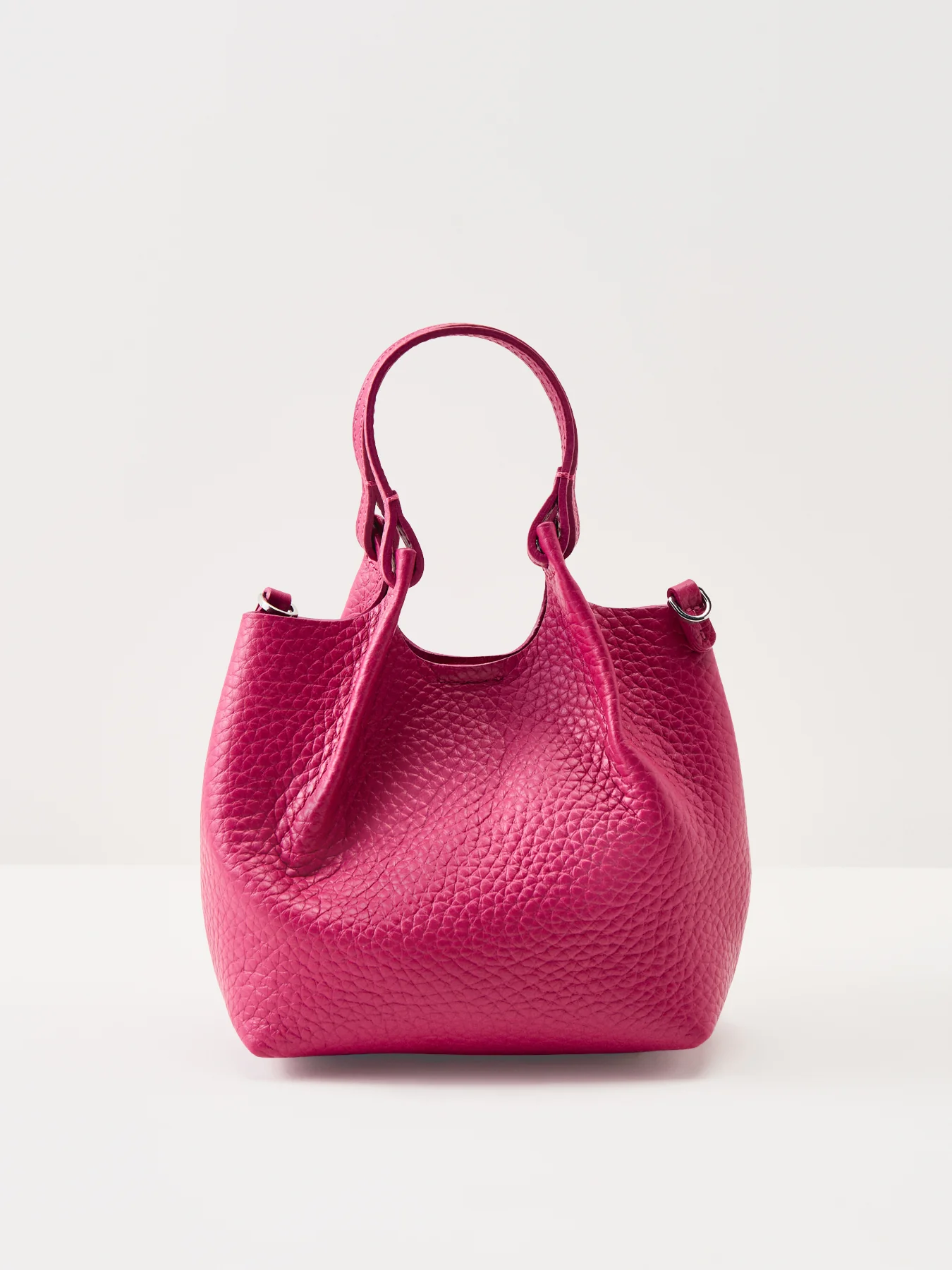 Dua Small Leather Crossbody Bag Pink - Image 3
