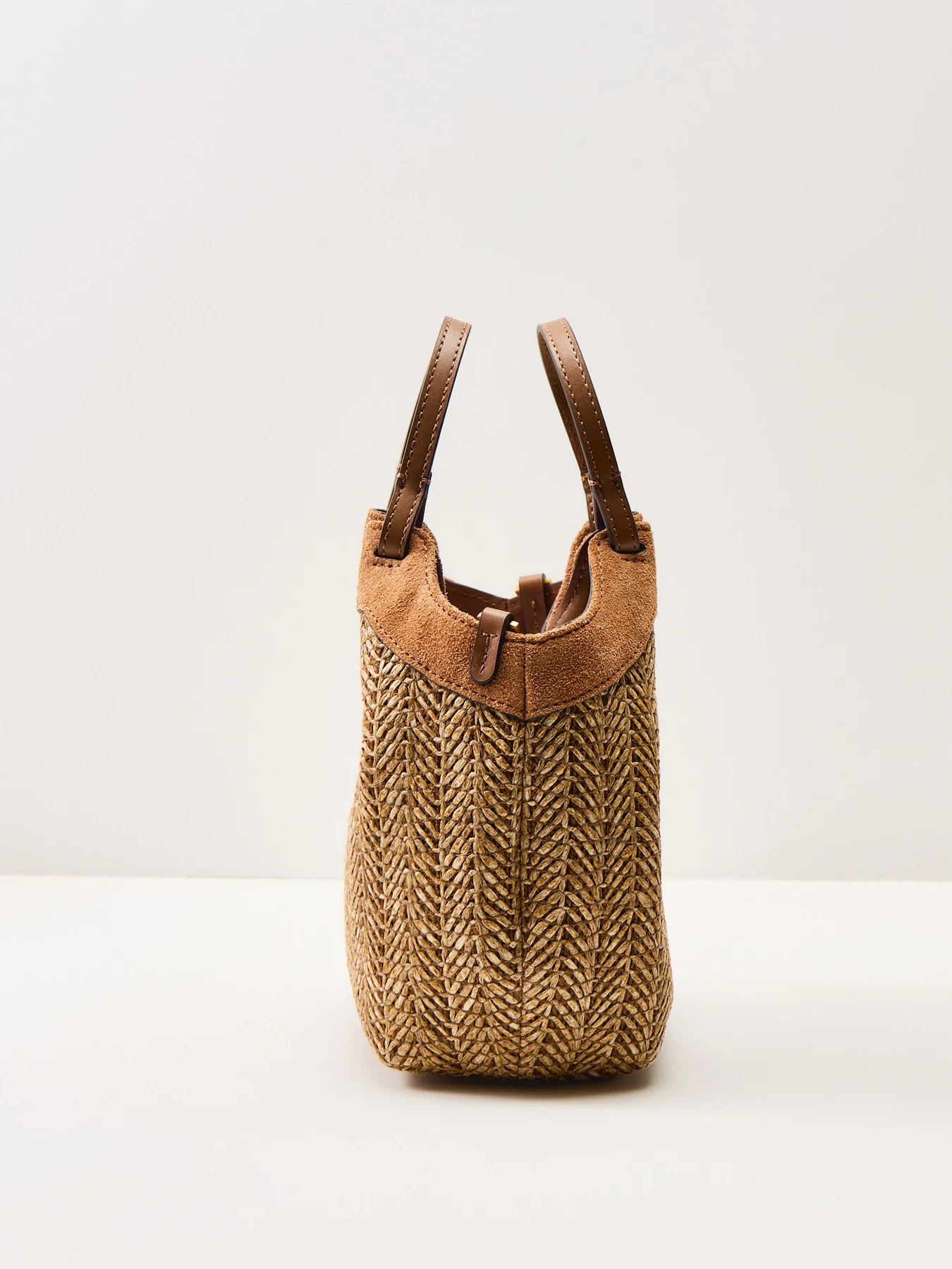 Dua S Straw Crossbody Bag Neutral - Image 4