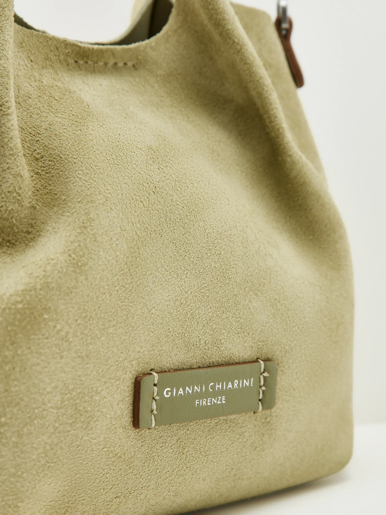 Dua S Suede Crossbody Bag Green - Image 5
