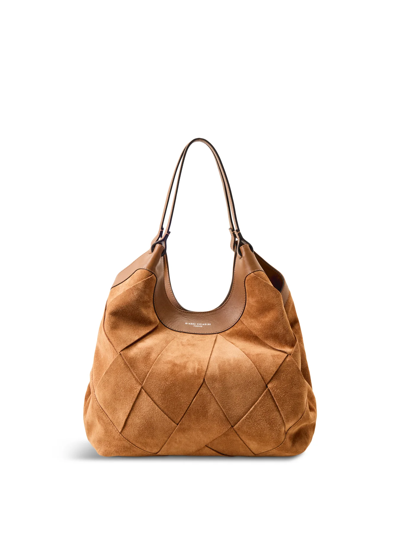 Dua Suede Large Shoulder Tote Tan