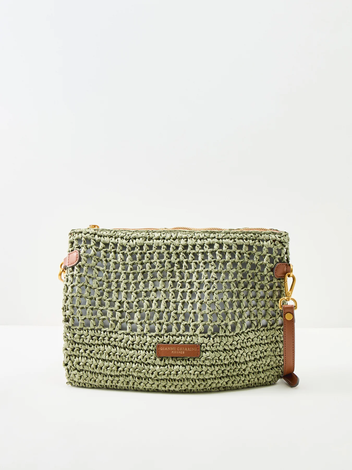 Nefeli Paper Straw Pouch Green - Image 6