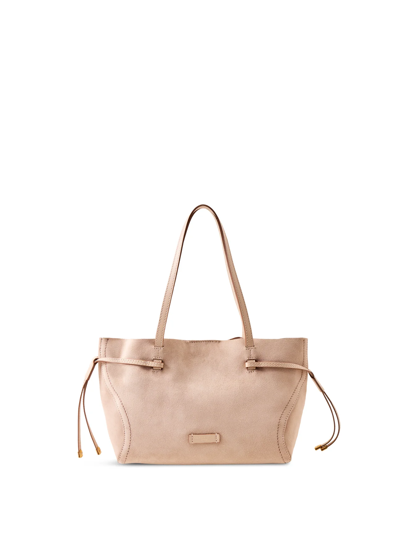Violette Suede Tote Bag Nude