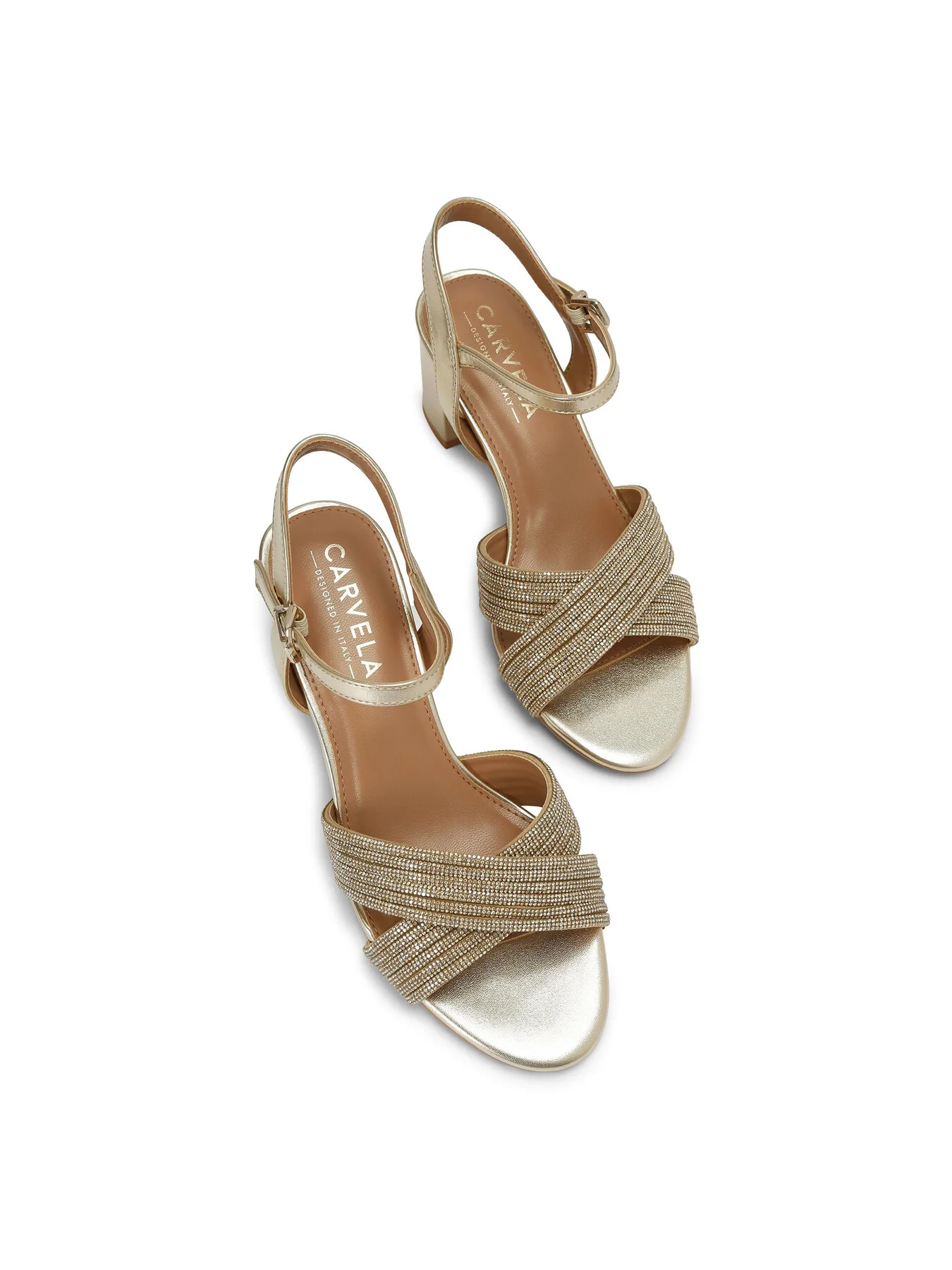 Divine Block Sandals Gold - Image 2