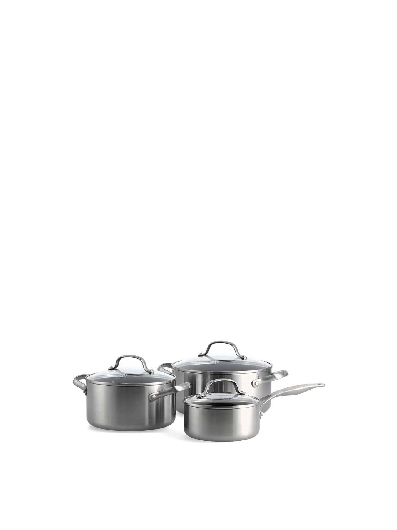 Geneva Saucepan Set Stainless Steel