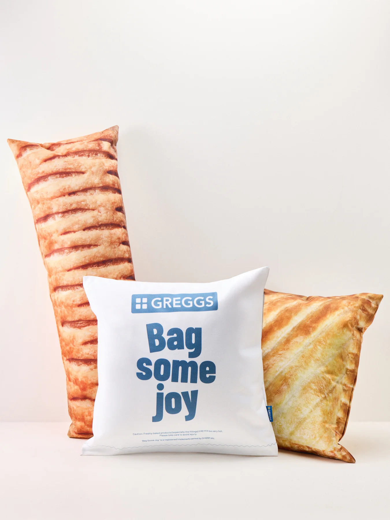 Greggs Vegan Sausage Roll Support Bolster Cushion - Image 2