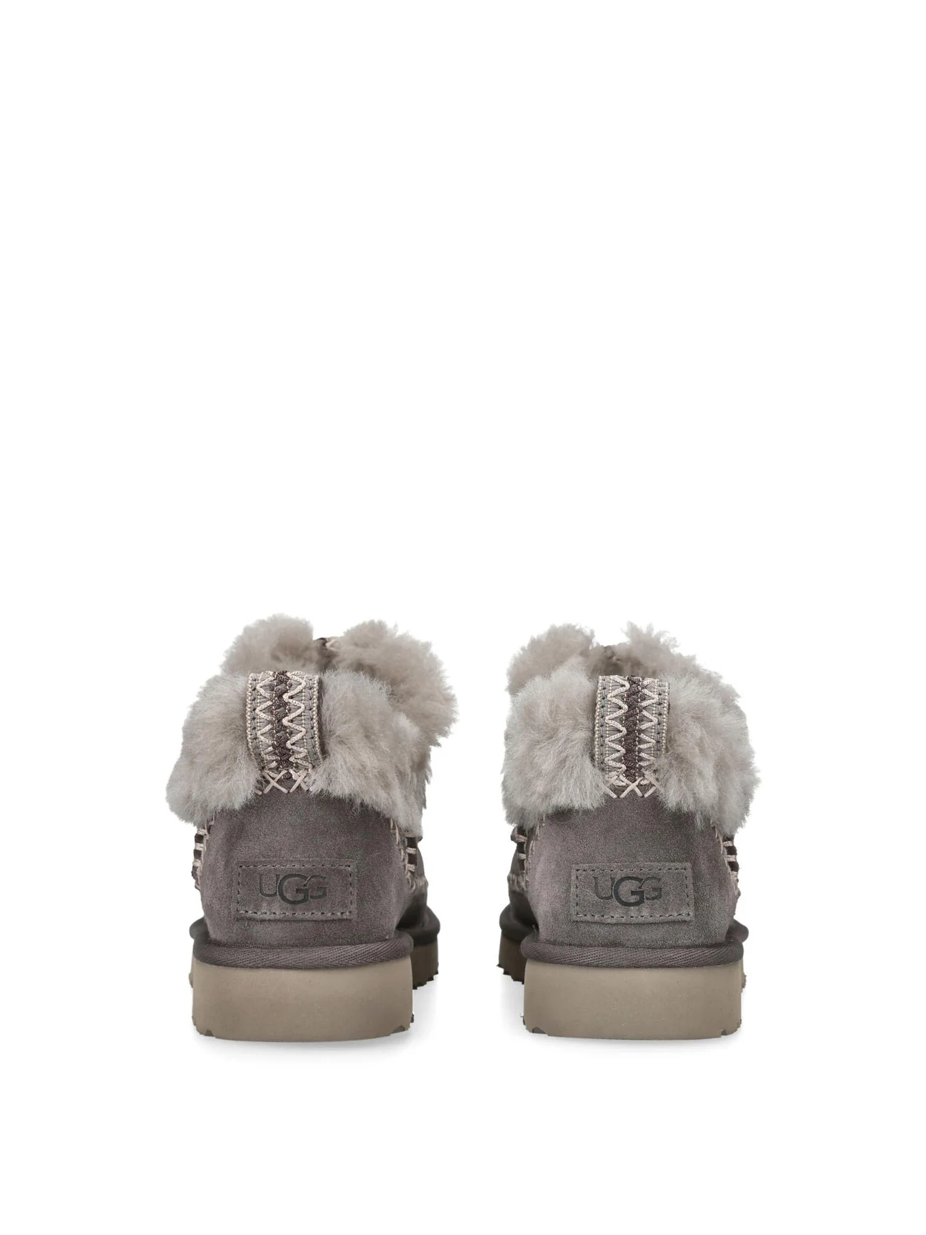 Womens Classic Ultra Mini Alpine Suede Ankle Boots - Image 3