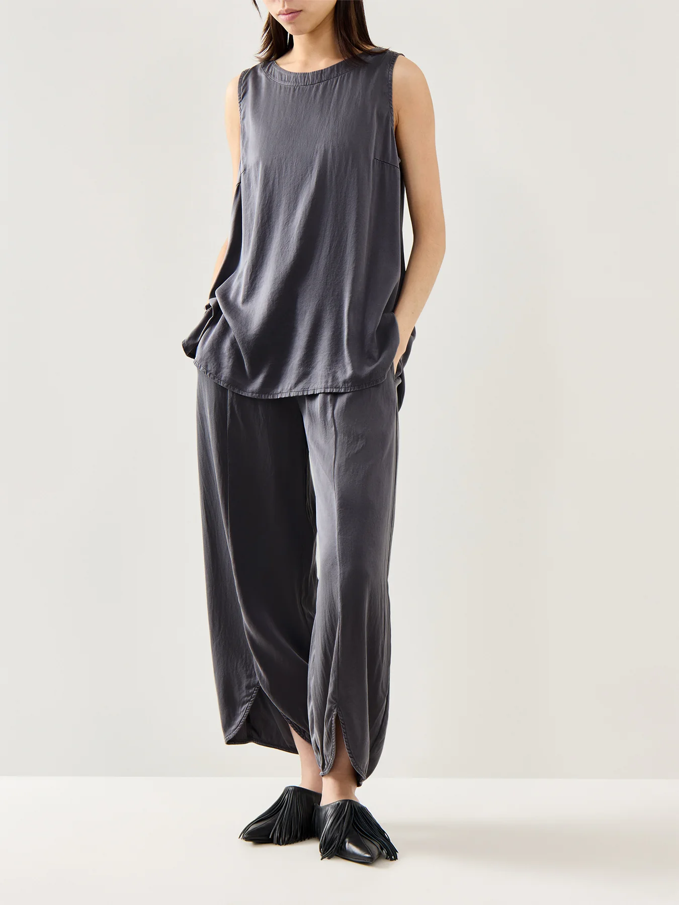 Silk Trouser Black - Image 2