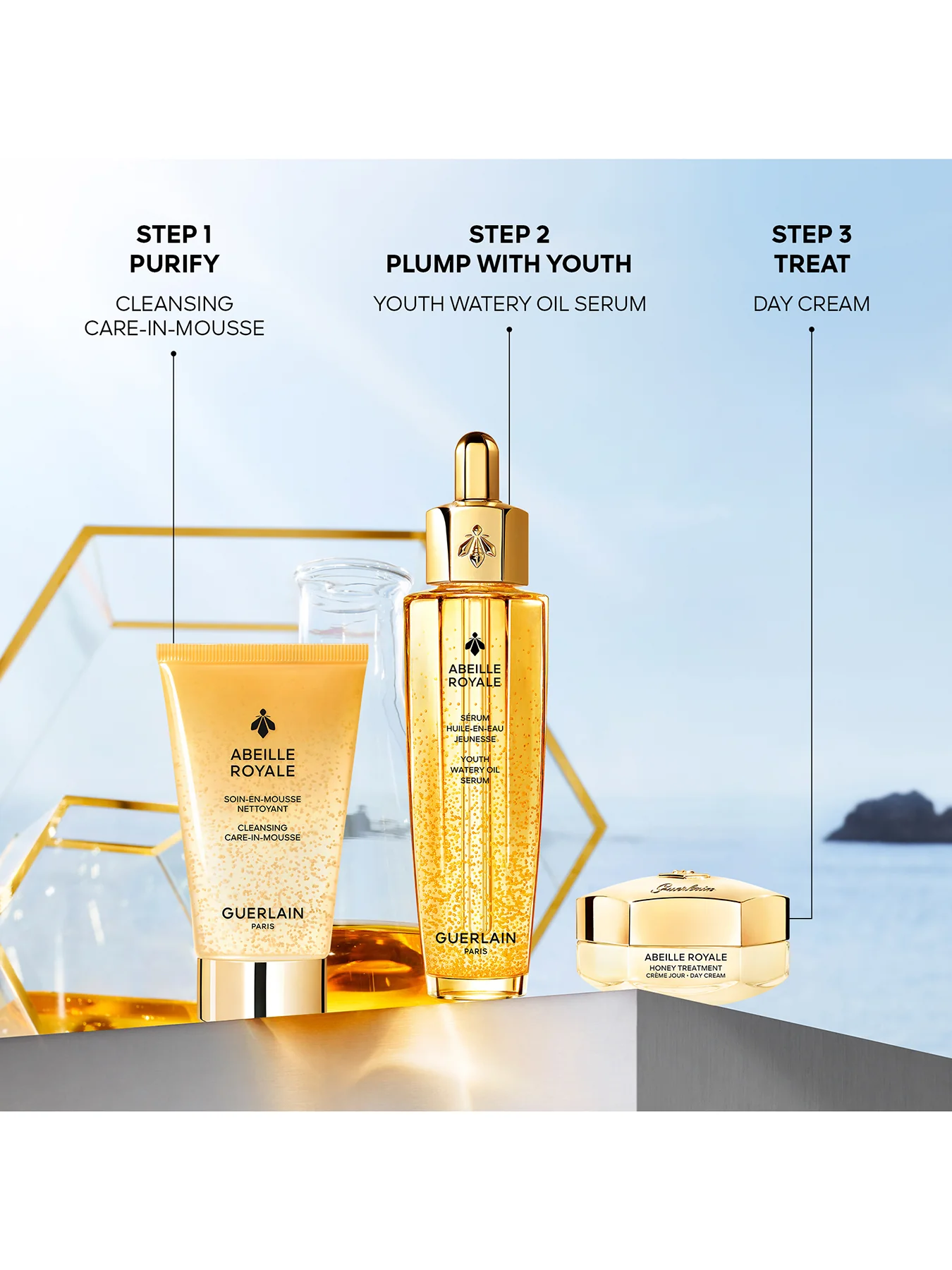 Abeille Royale Youth Watery Oil Serum 50ml Set - Image 2