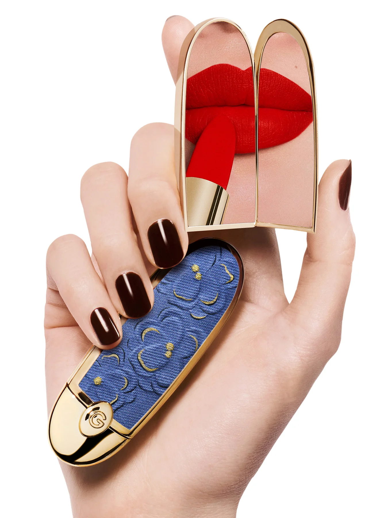 Rouge G Blooming Denim The Double Mirror Jewel Case - Image 8