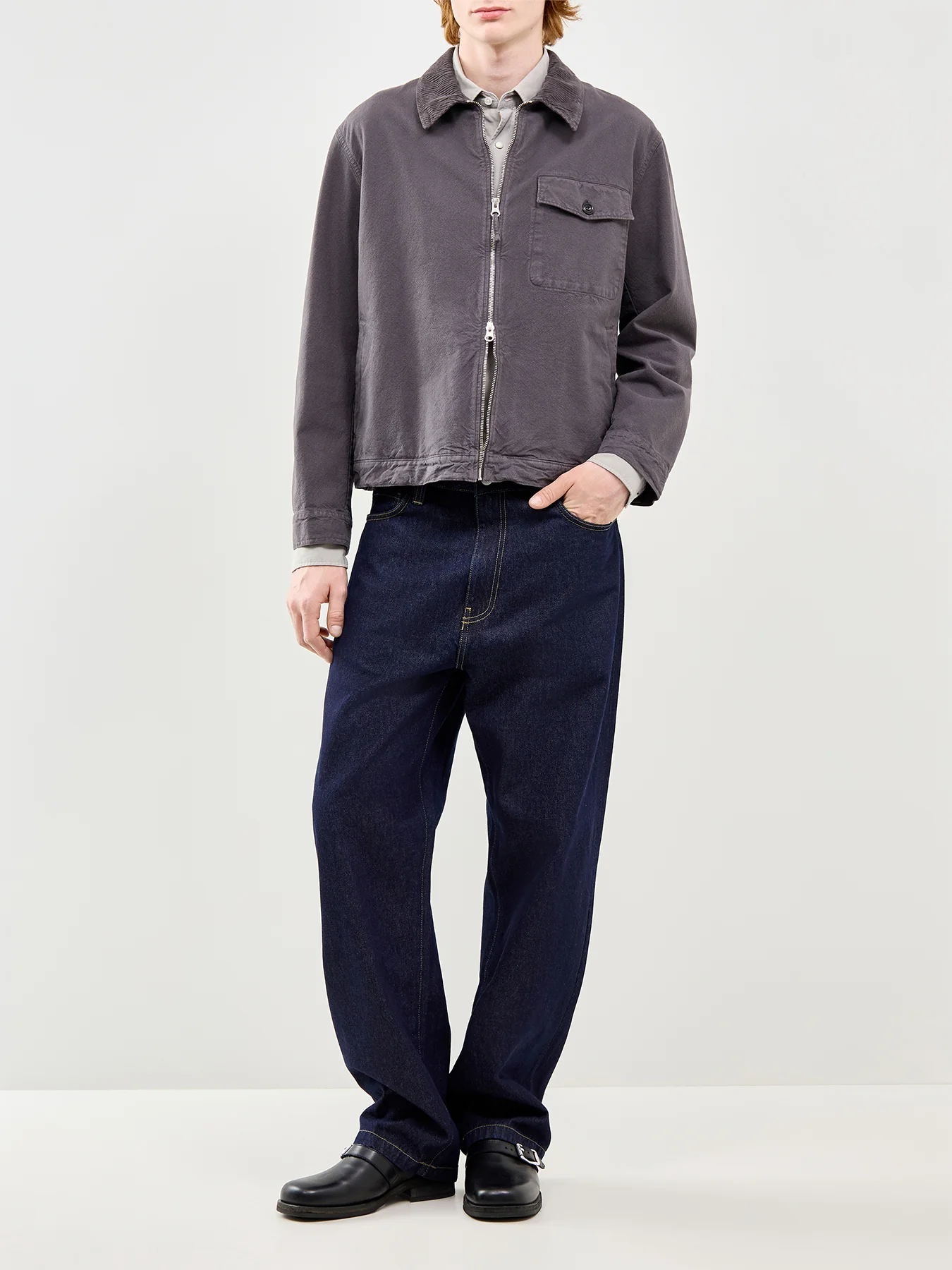 Shirt Jacket Grey - Image 2