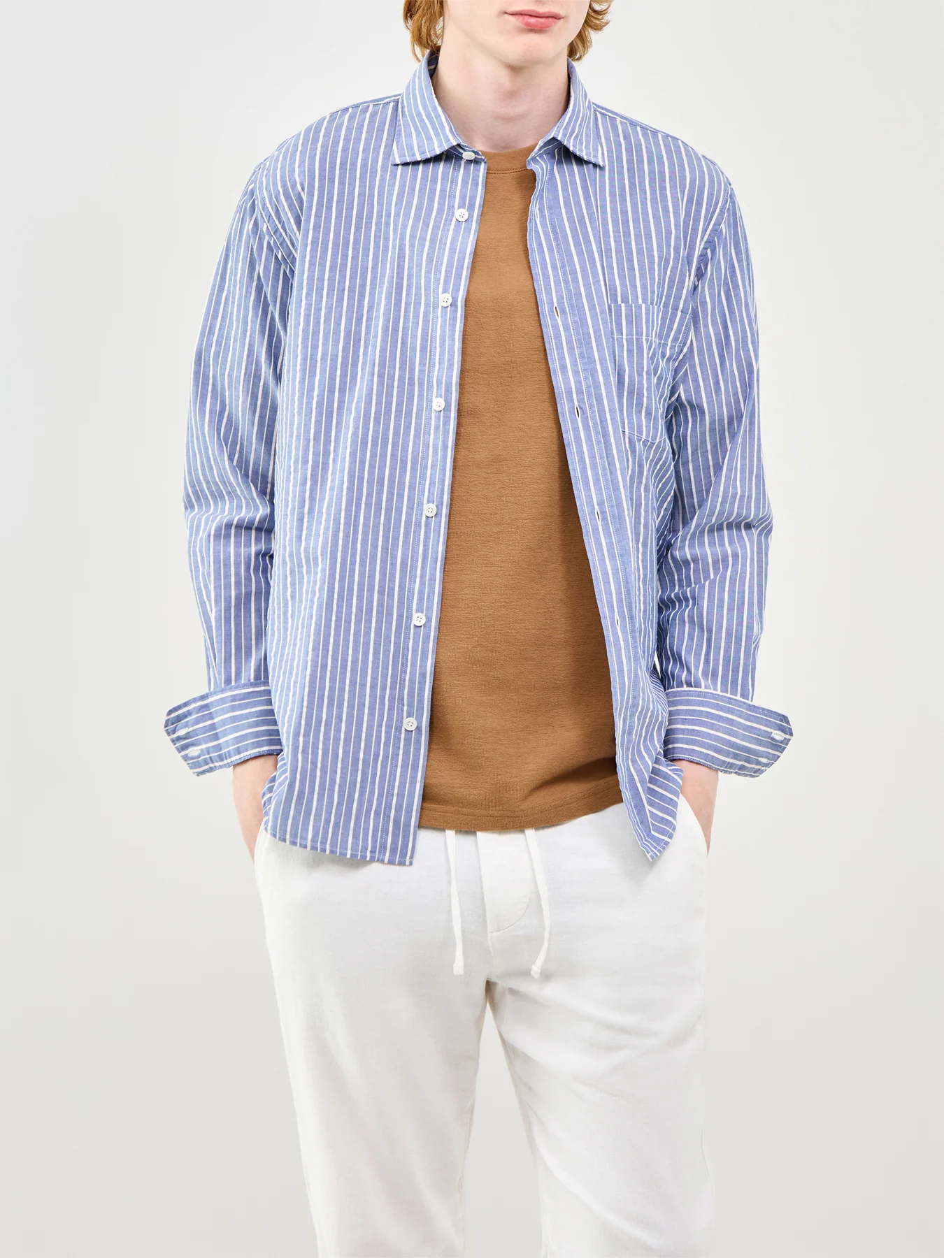 Long Sleeve Shirt Blue - Image 4