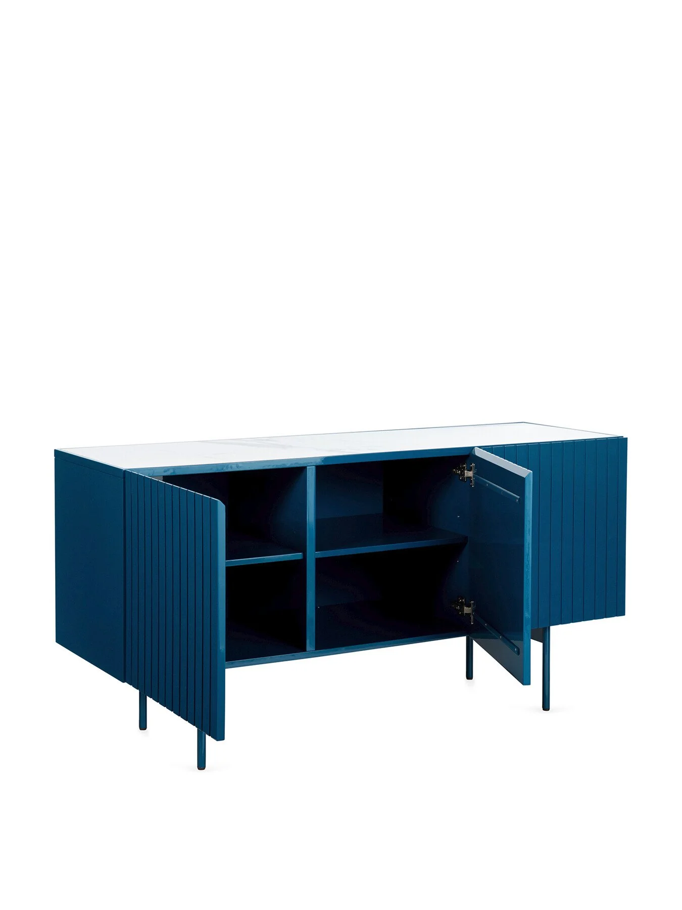 Riga Sideboard Ceramic High Gloss Blue - Image 2