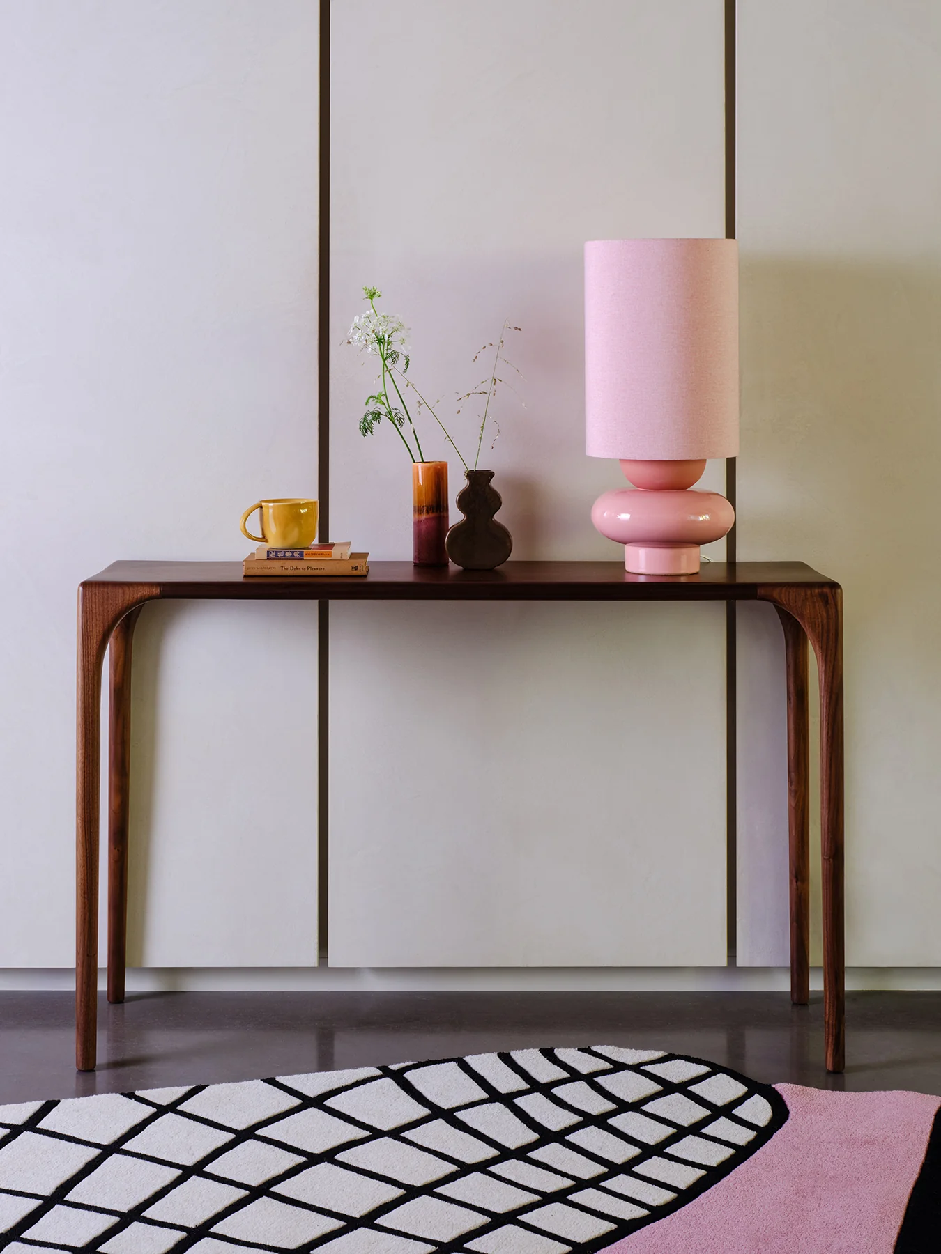 Arch Console Table Walnut - Image 2