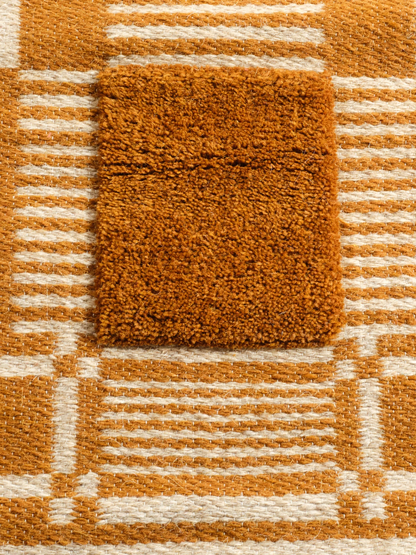 Loom Wool Rug Grey Large - Image 3