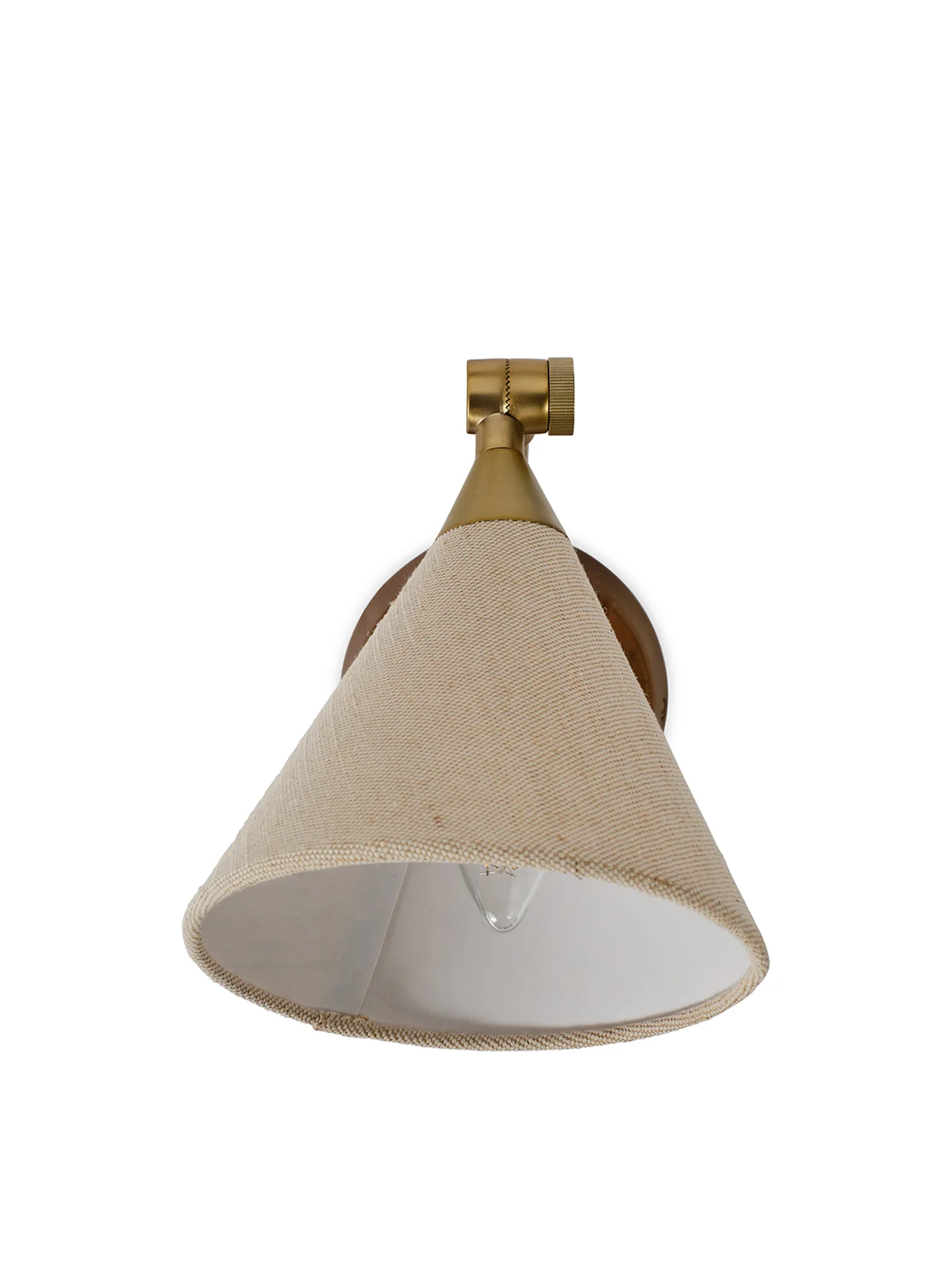 Dryden Wall Light Walnut/Natural - Image 2