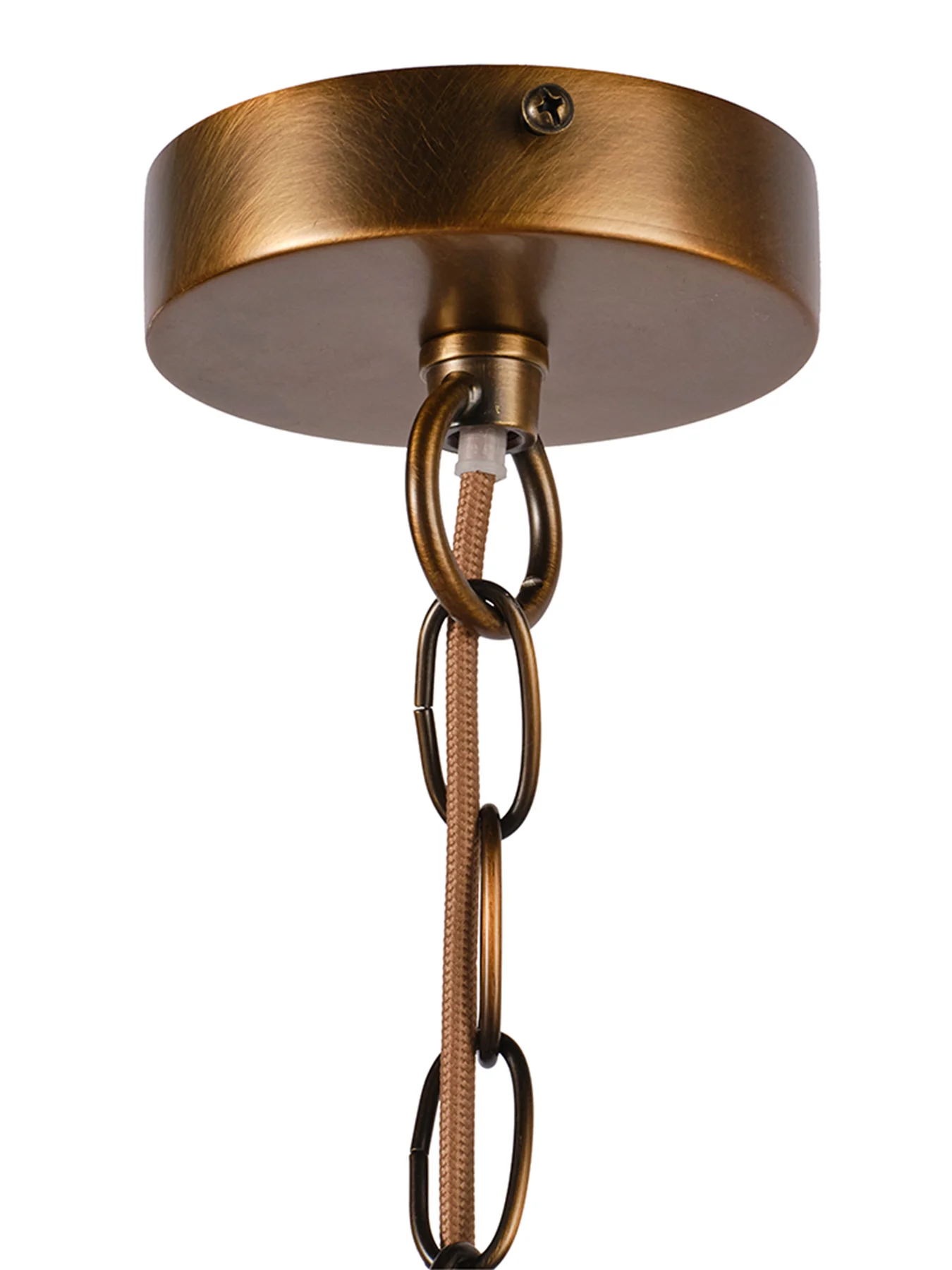 Hollis Porcelain Pendant White/Bronze - Image 3