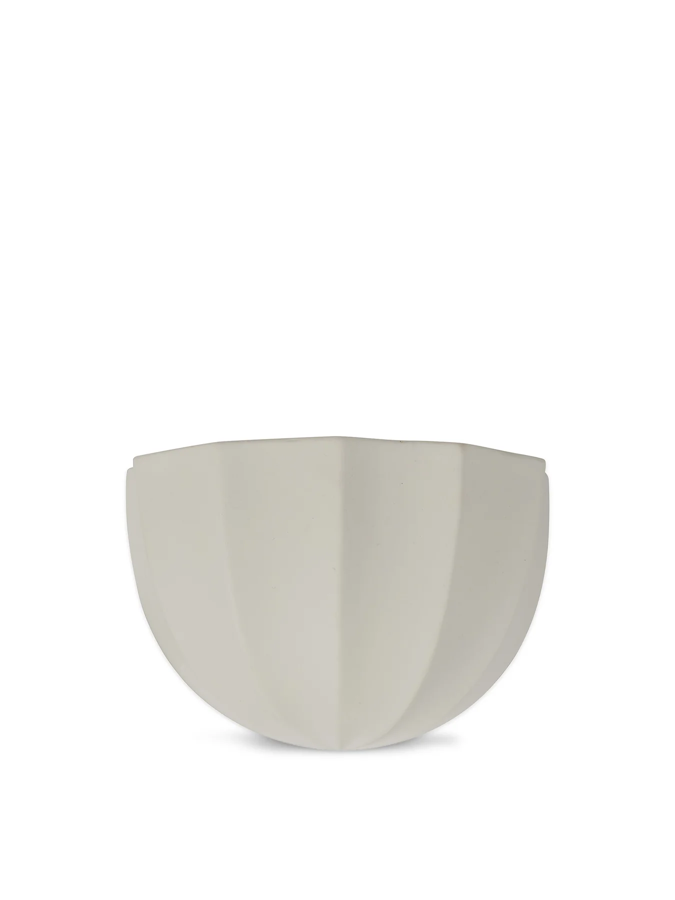 Hollis Porcelain Wall Light White/Bronze