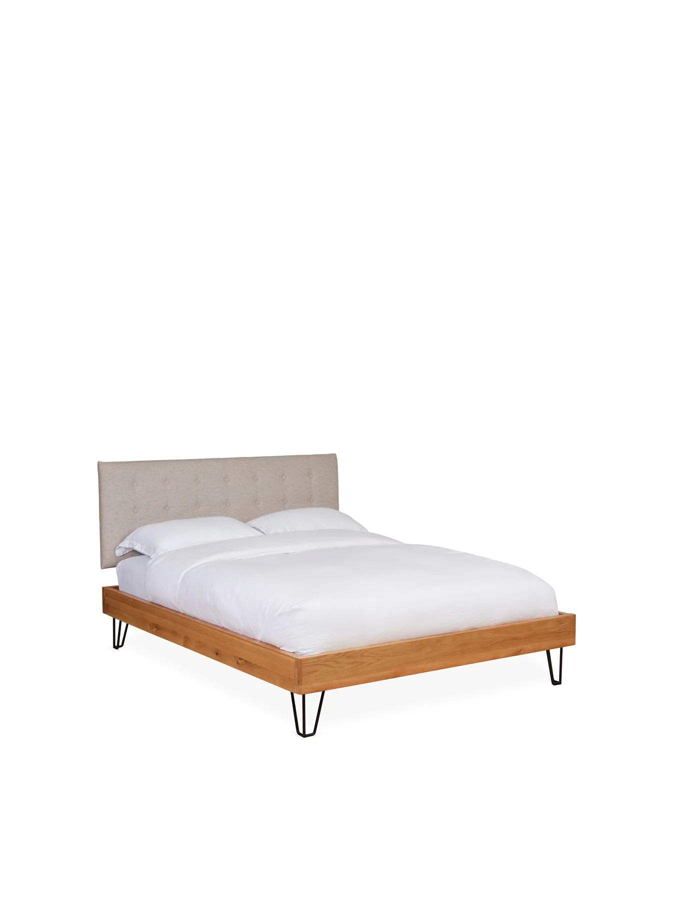 Brunel King Bed Oatmeal - Image 2
