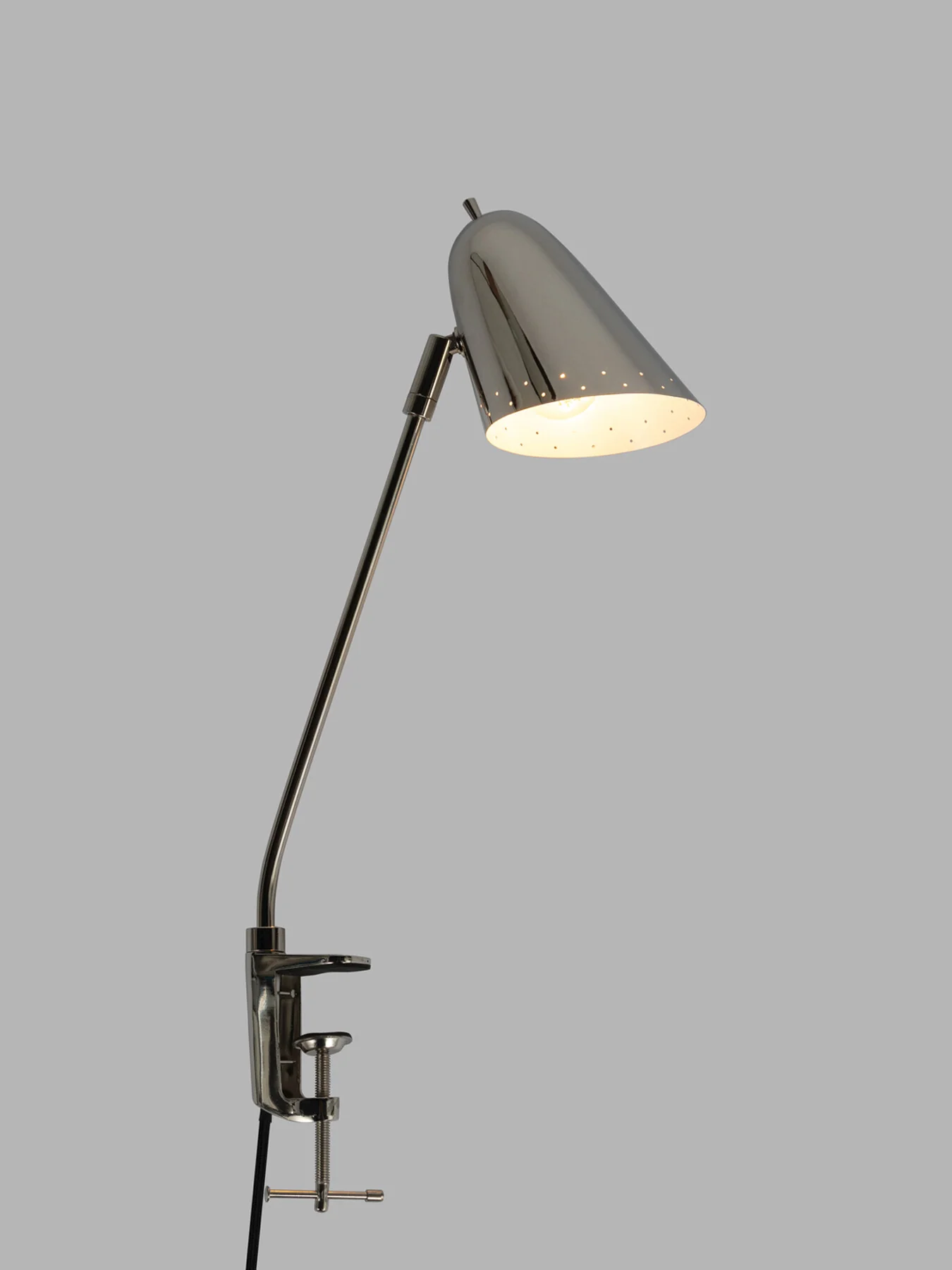 Heal’s Helsinki Long Arm Clamp Wall/Table Lamp Chrome - Image 3