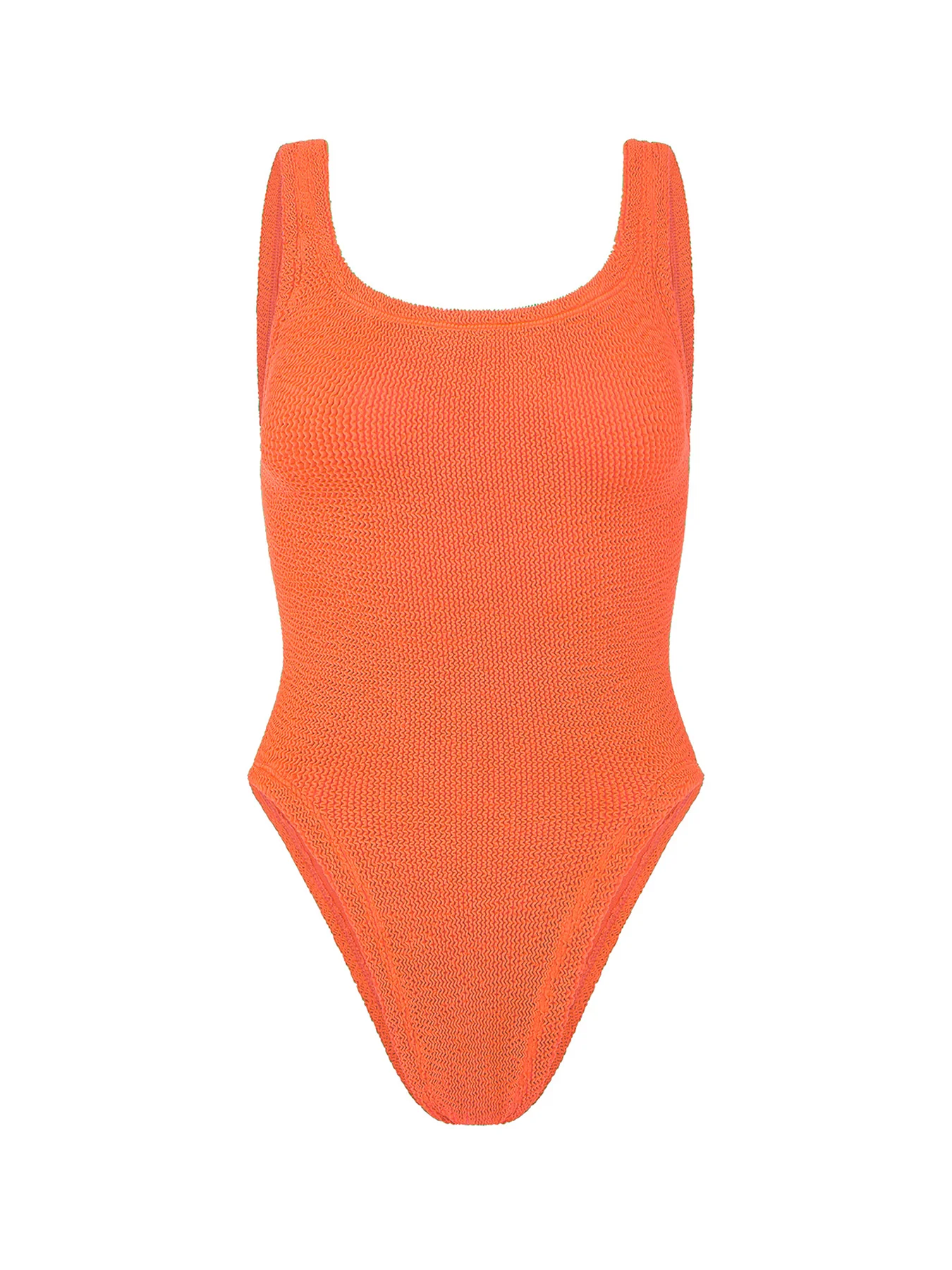 Square Neck Swimsuit Orange
