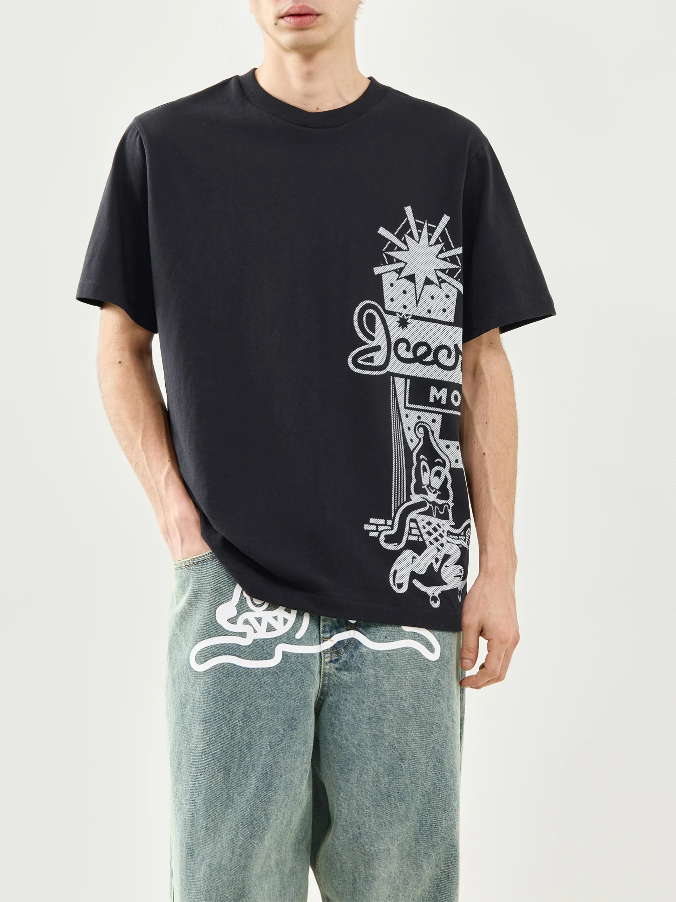 Road Trip T-Shirt Black - Image 4