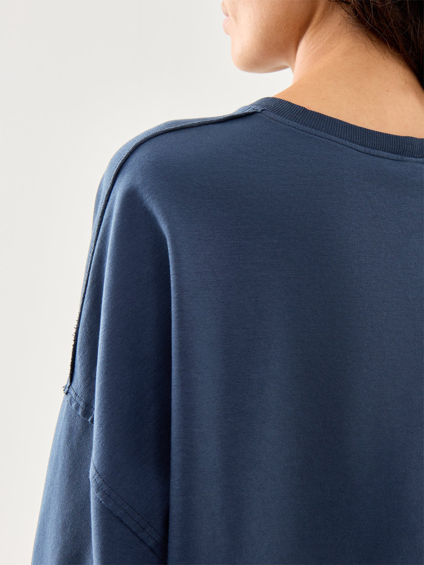 511 Long Sleeves Cotton Pullover Blue - Image 3