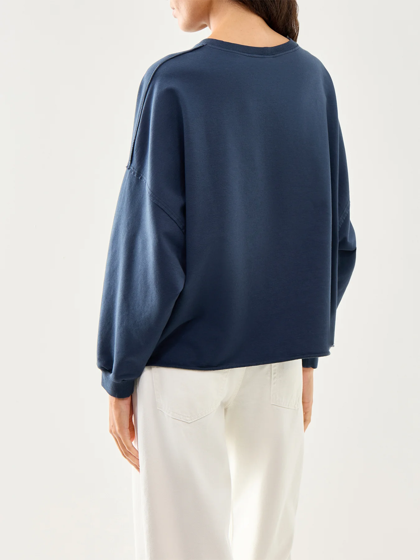 511 Long Sleeves Cotton Pullover Blue - Image 5
