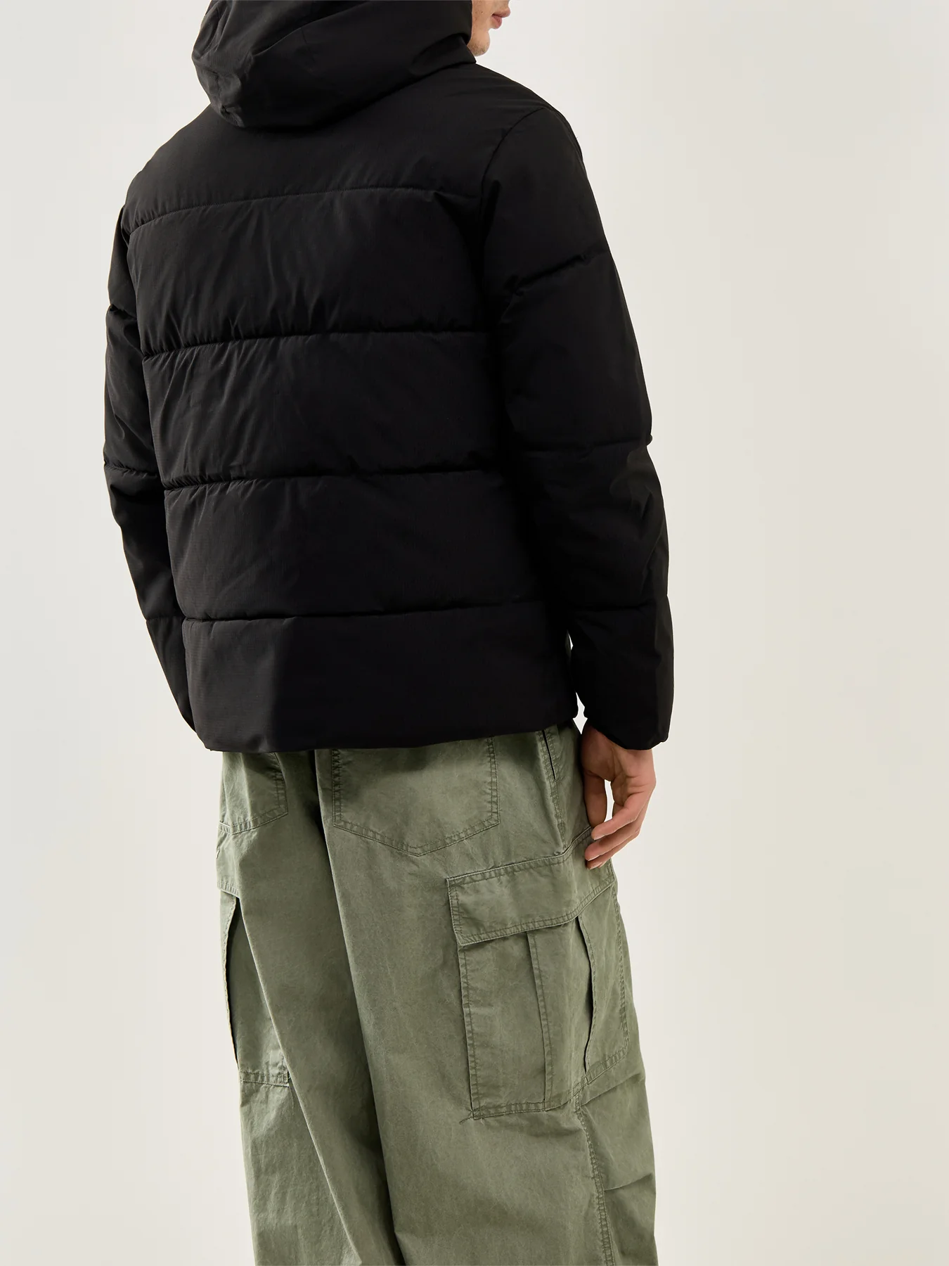 Global Puffer Jacket Black - Image 5