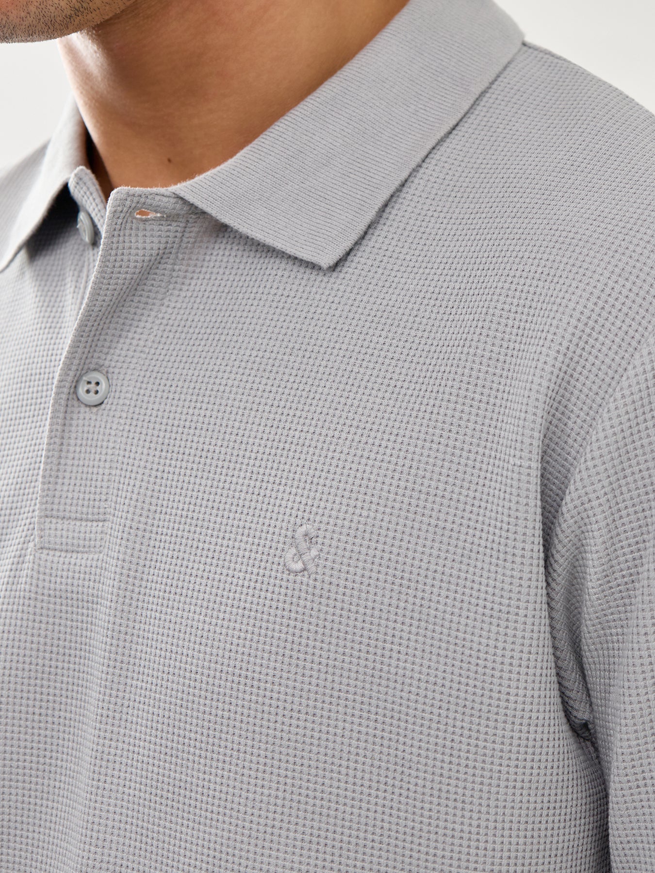 Austin Short Sleeve Polo Grey - Image 3