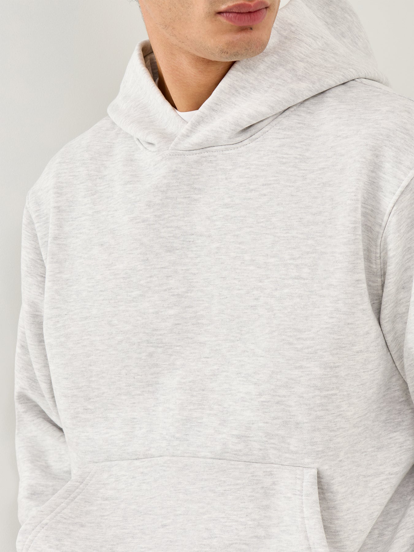 Jjeurban Edge Sweat Hoodie White - Image 3