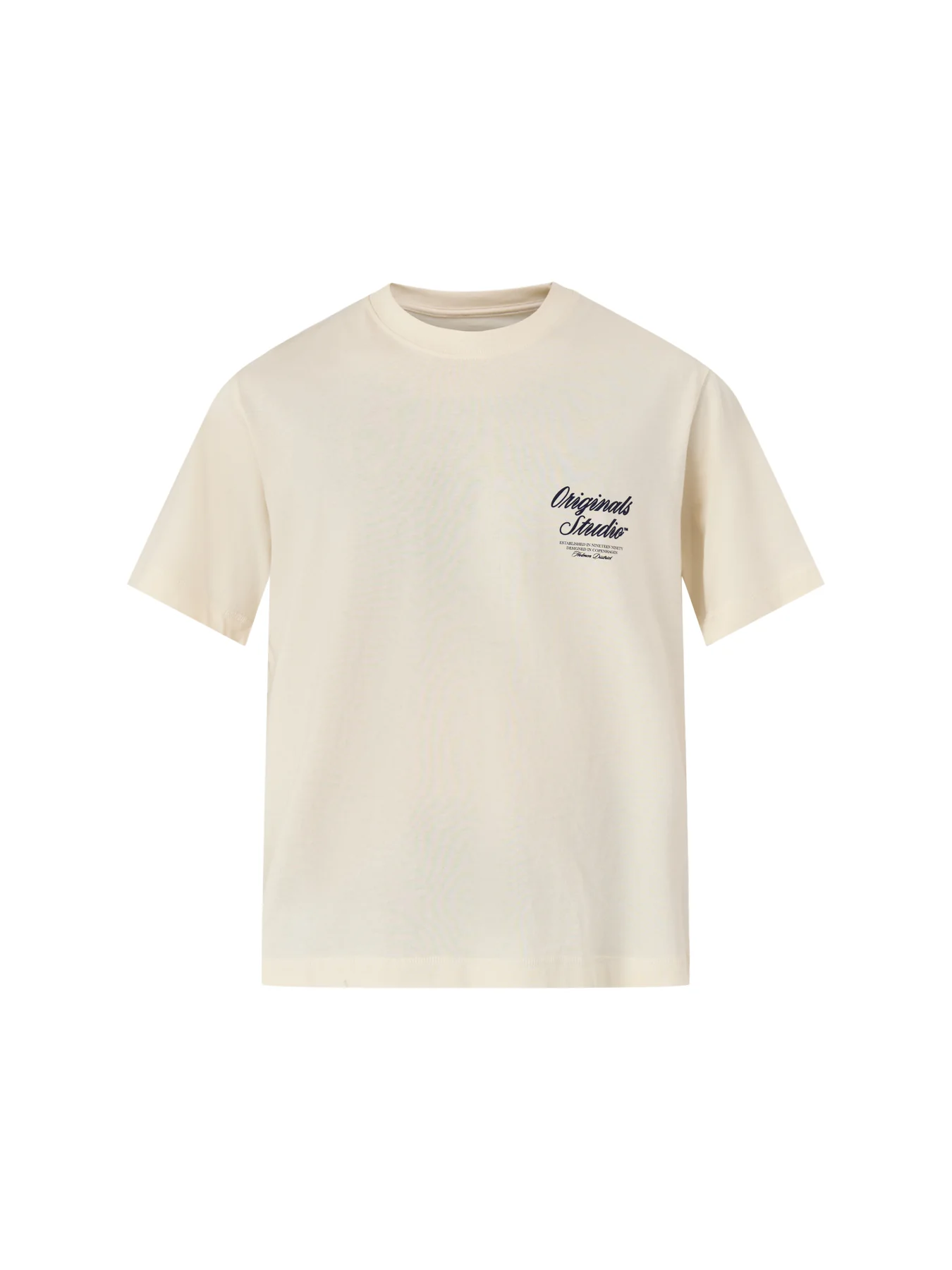 Typo T-Shirt Crew Neck Antique White