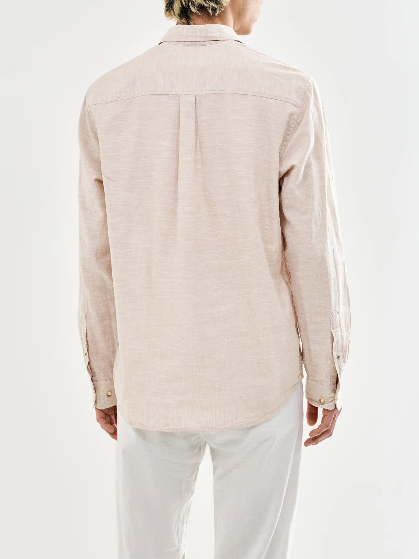 Summer Linen Blend Shirt Cream - Image 4