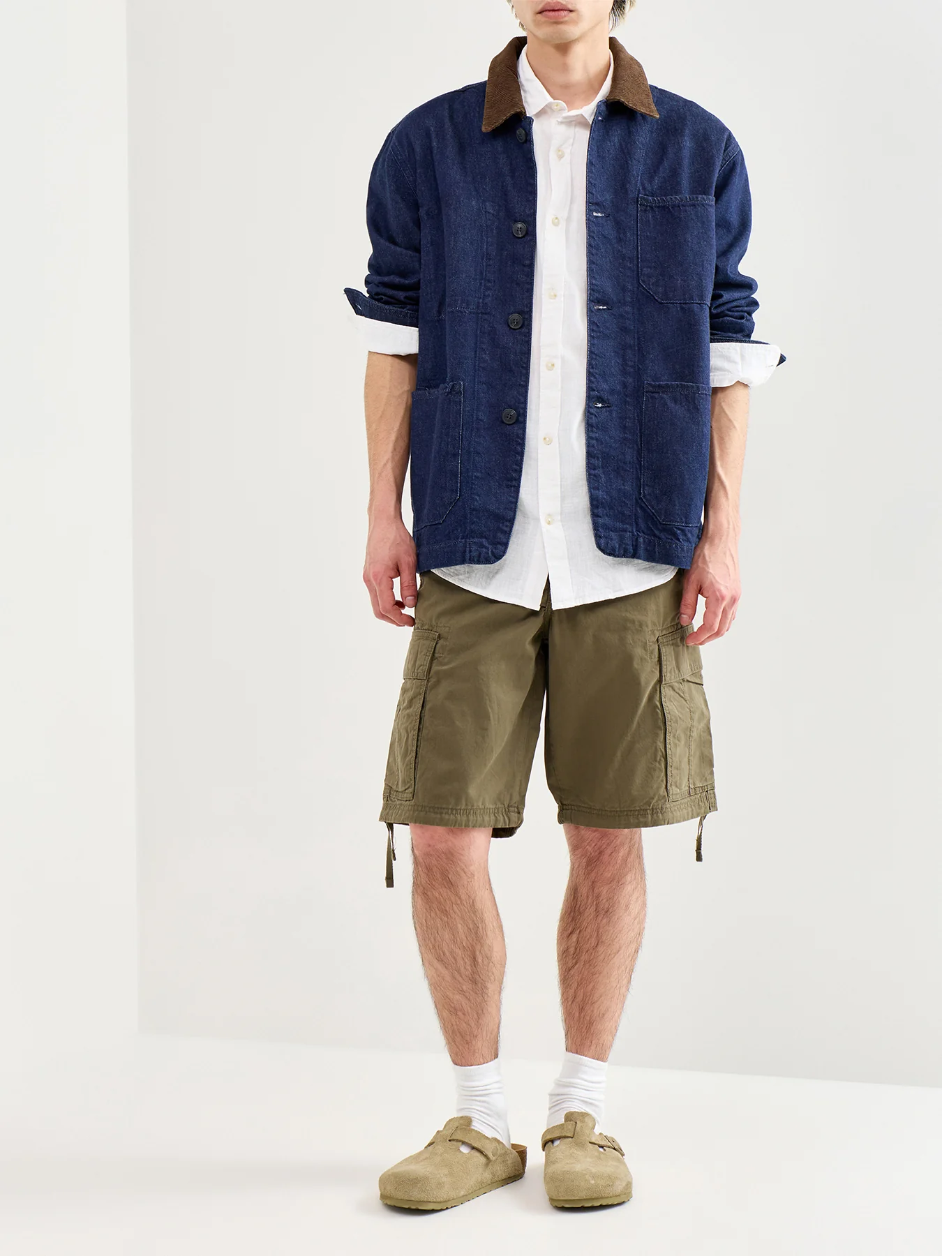 Summer Linen Blend Shirt White - Image 2