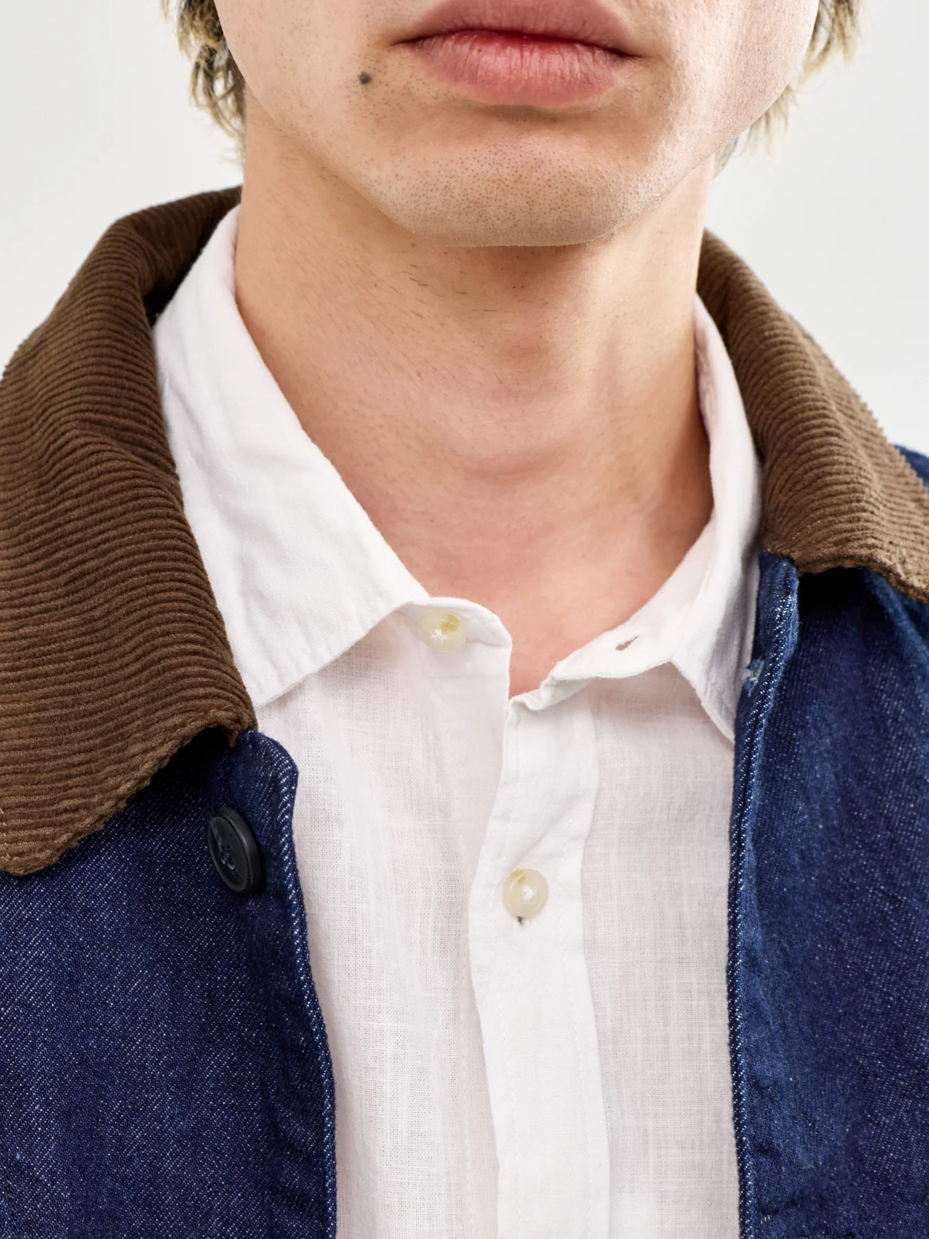 Summer Linen Blend Shirt White - Image 3