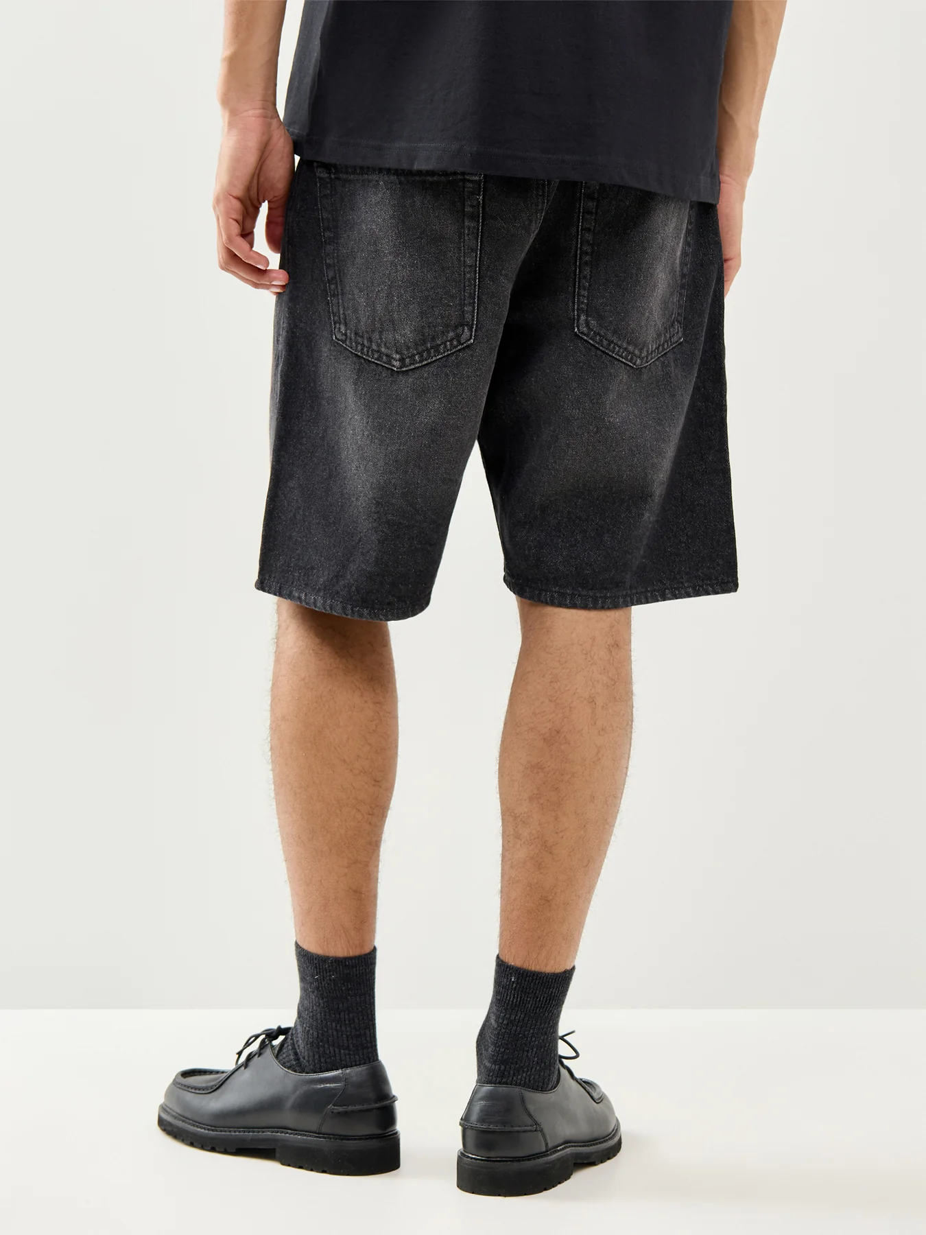 Tony Original Denim Shorts Black - Image 5