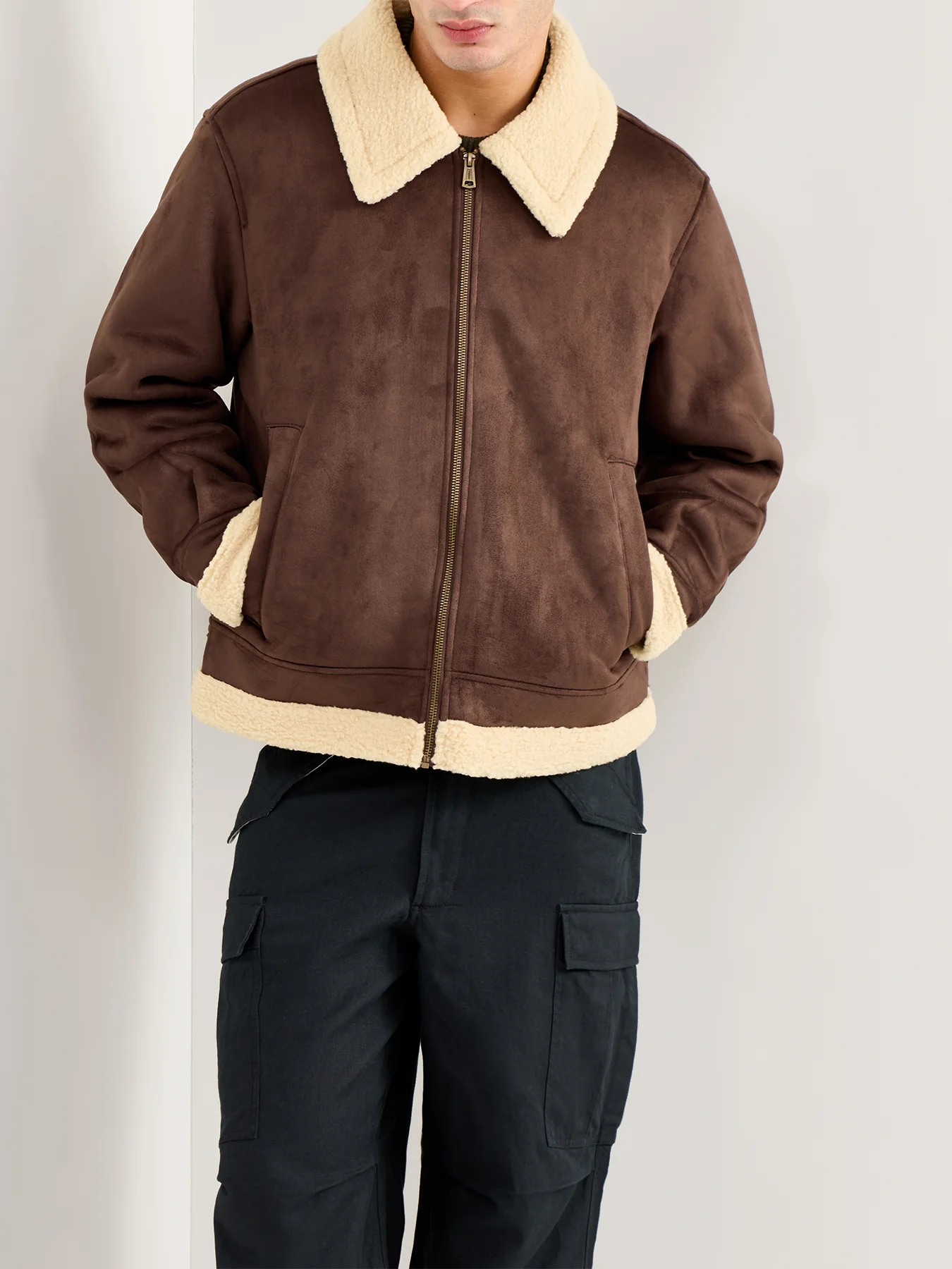 Aviator Jacket Brown - Image 4